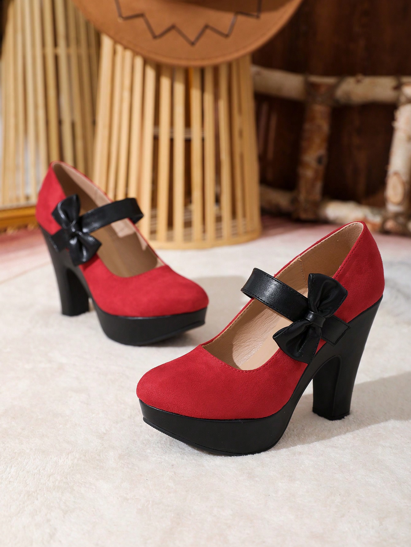 In Red Women Pumps