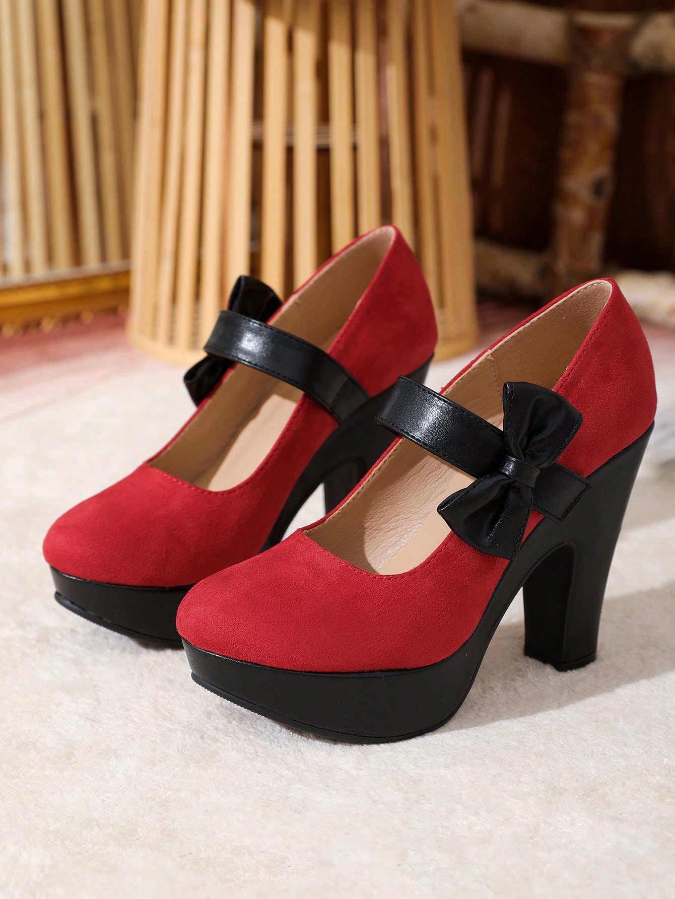 In Red Women Pumps