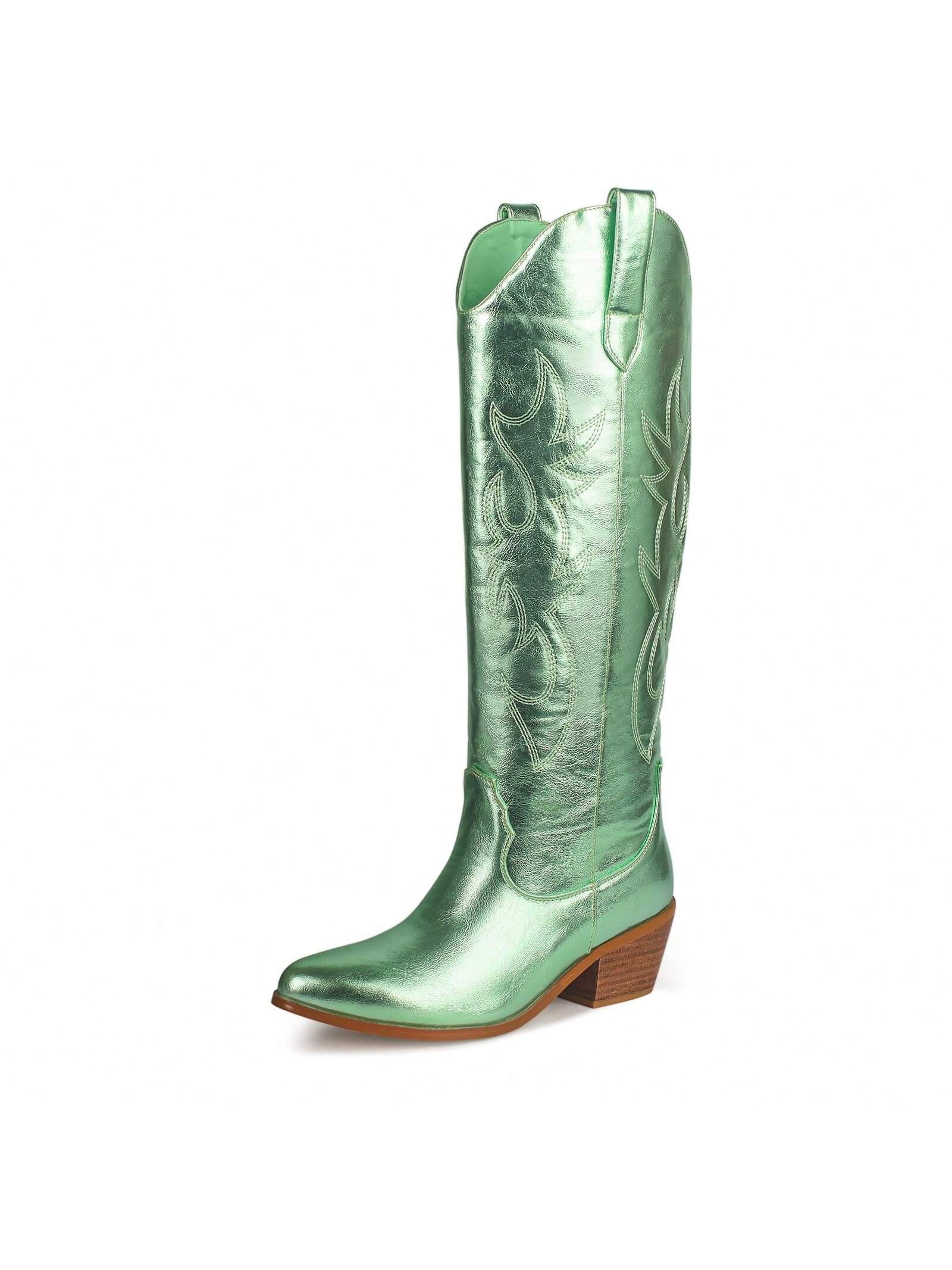 In Green Women Fashion Boots