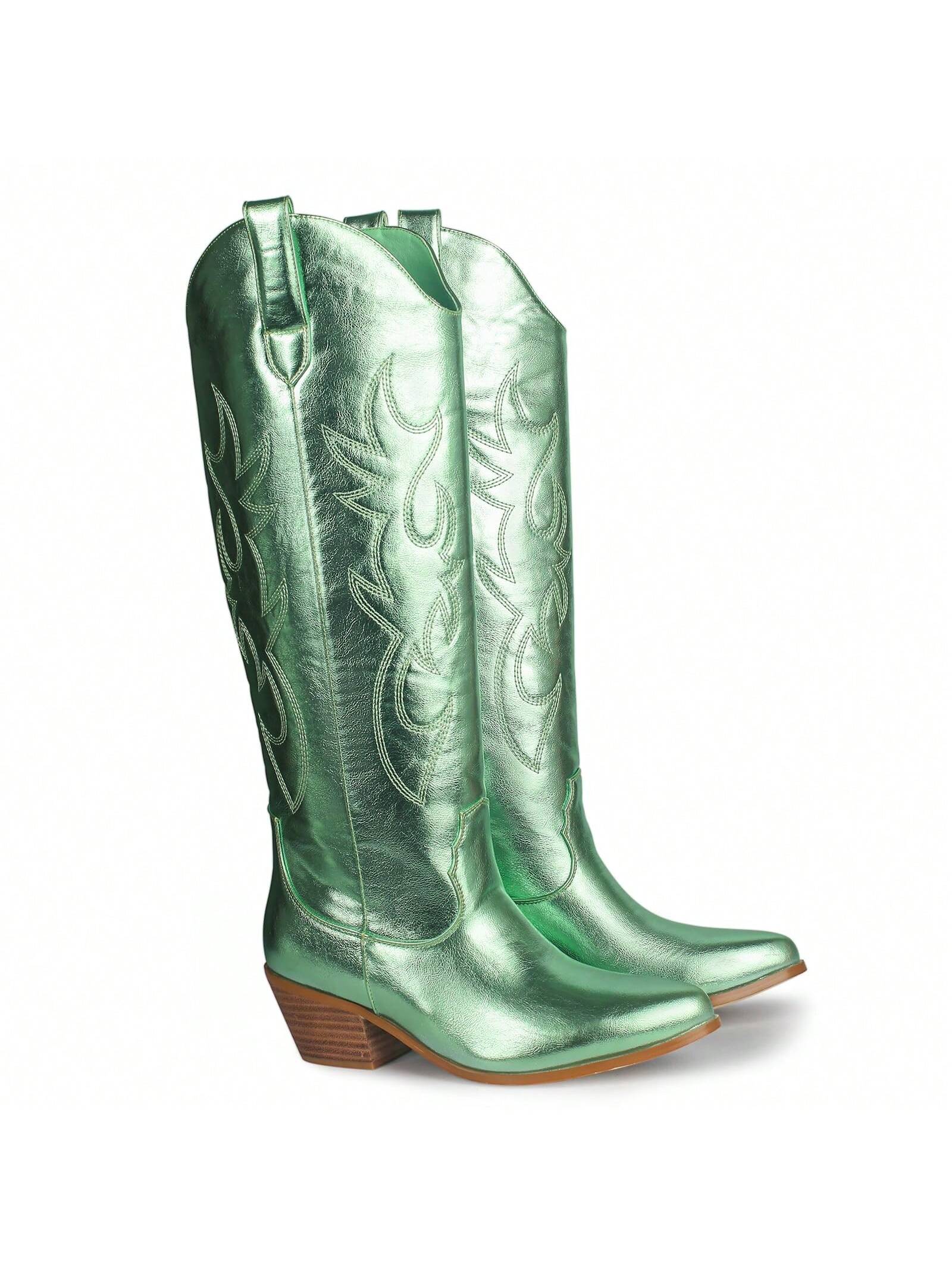 In Green Women Fashion Boots