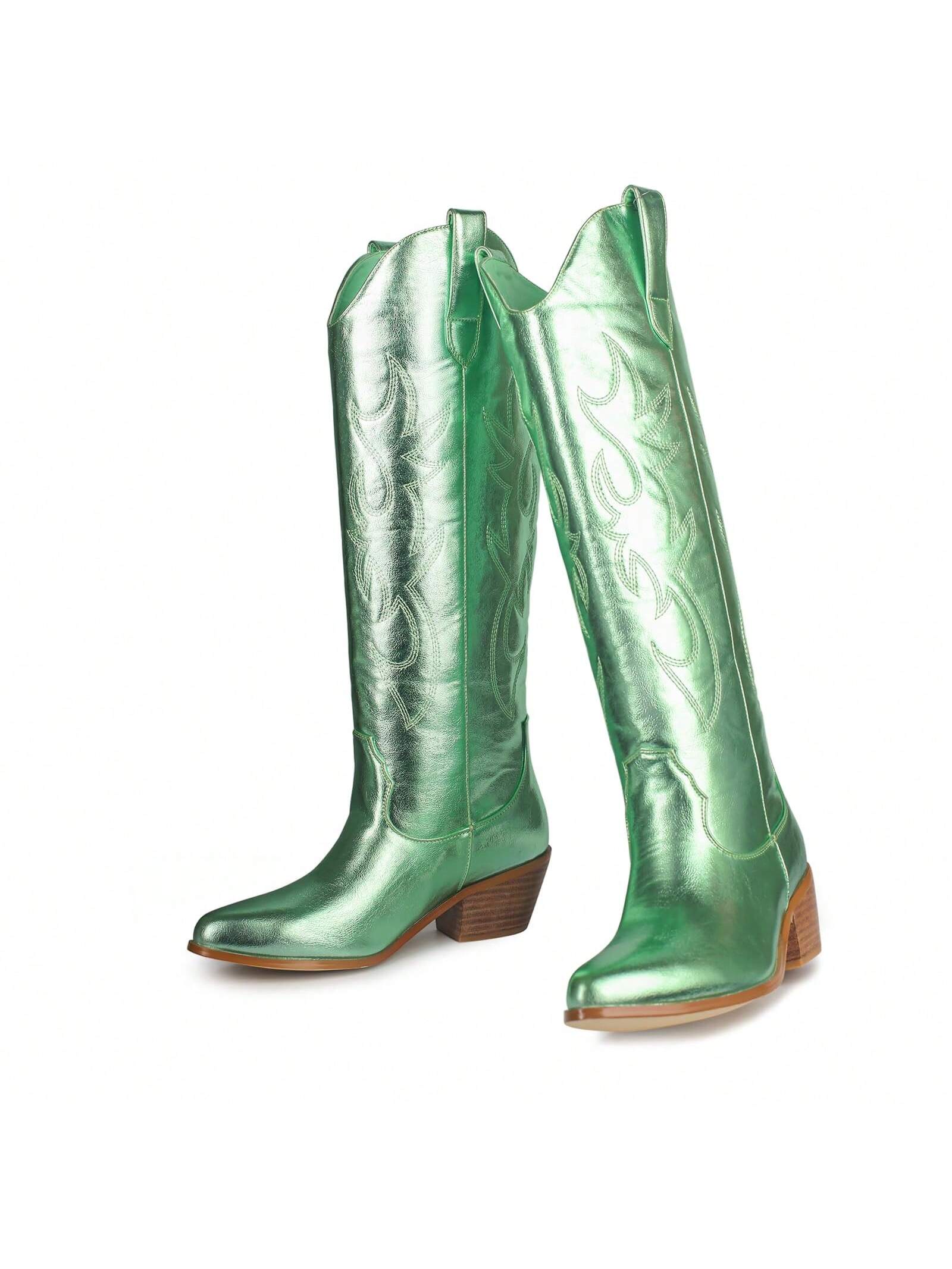 In Green Women Fashion Boots