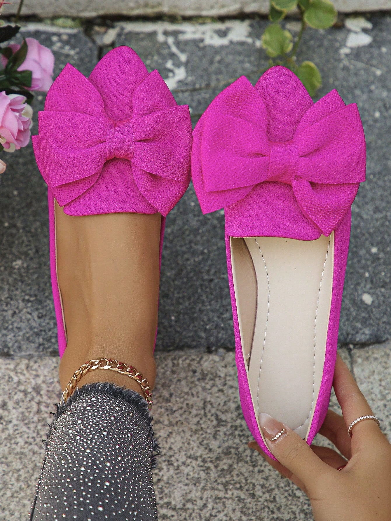 In Hot Pink Women Flats