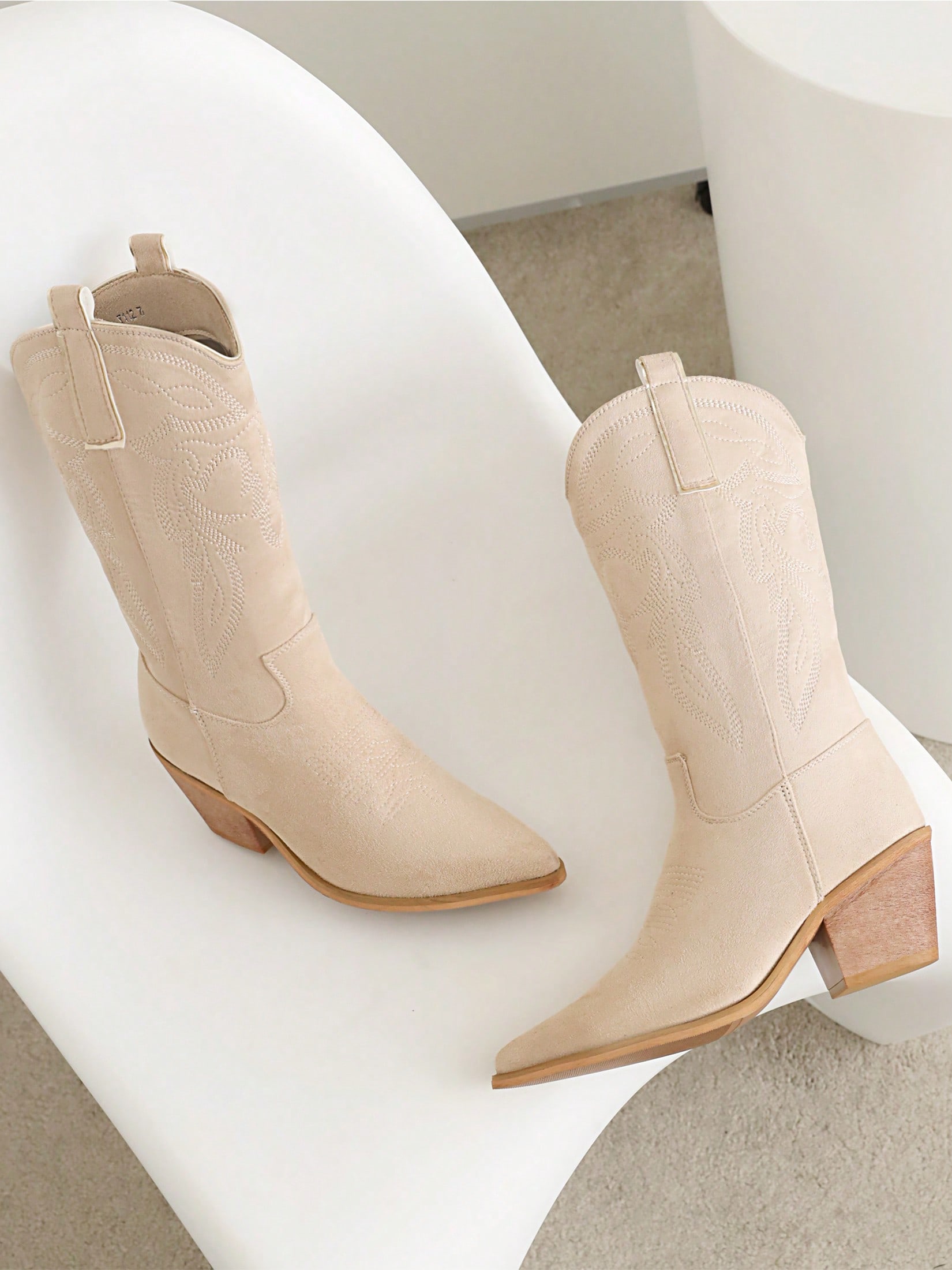 In Beige Women Fashion Boots