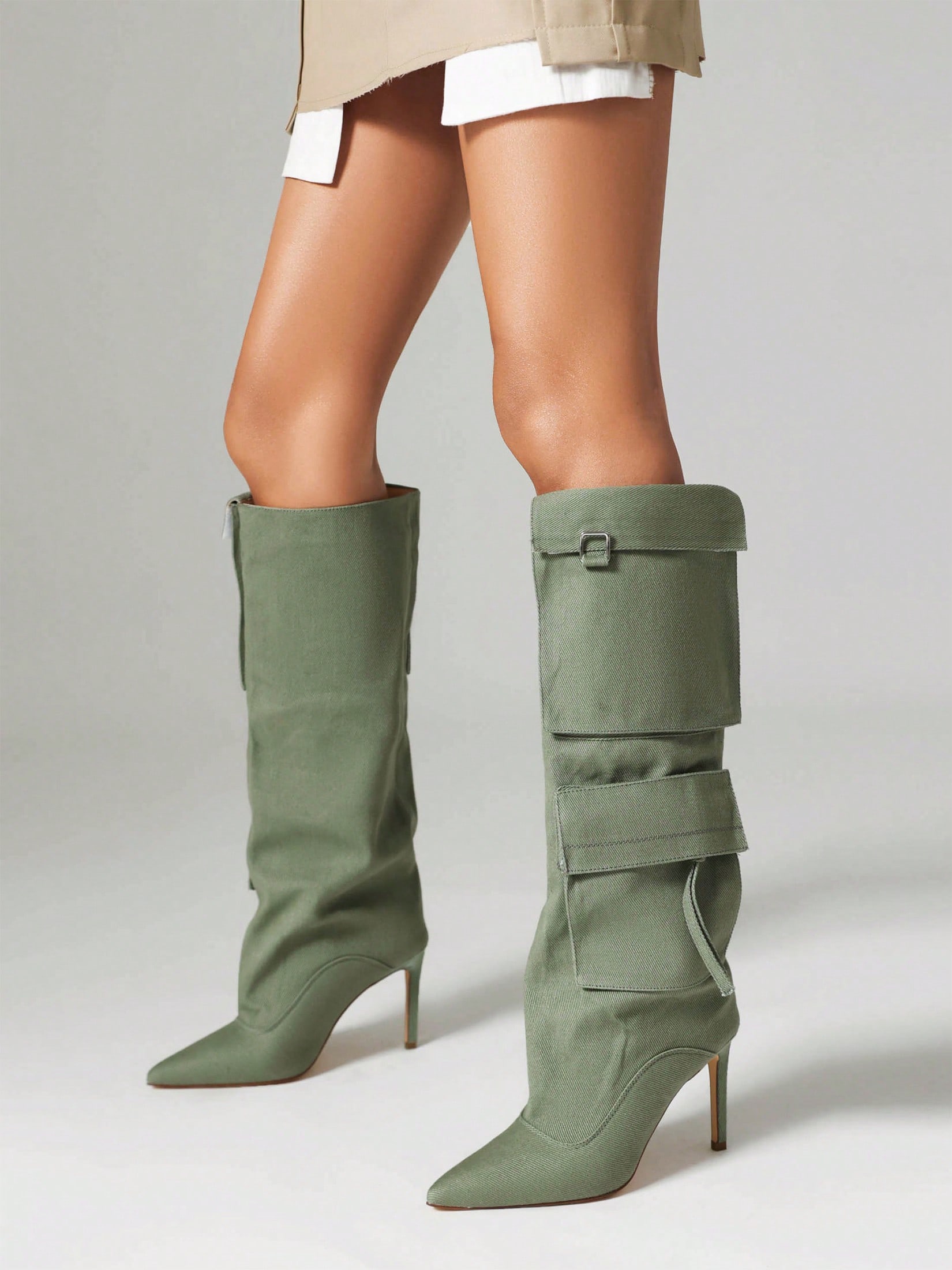 In Green Women Fashion Boots