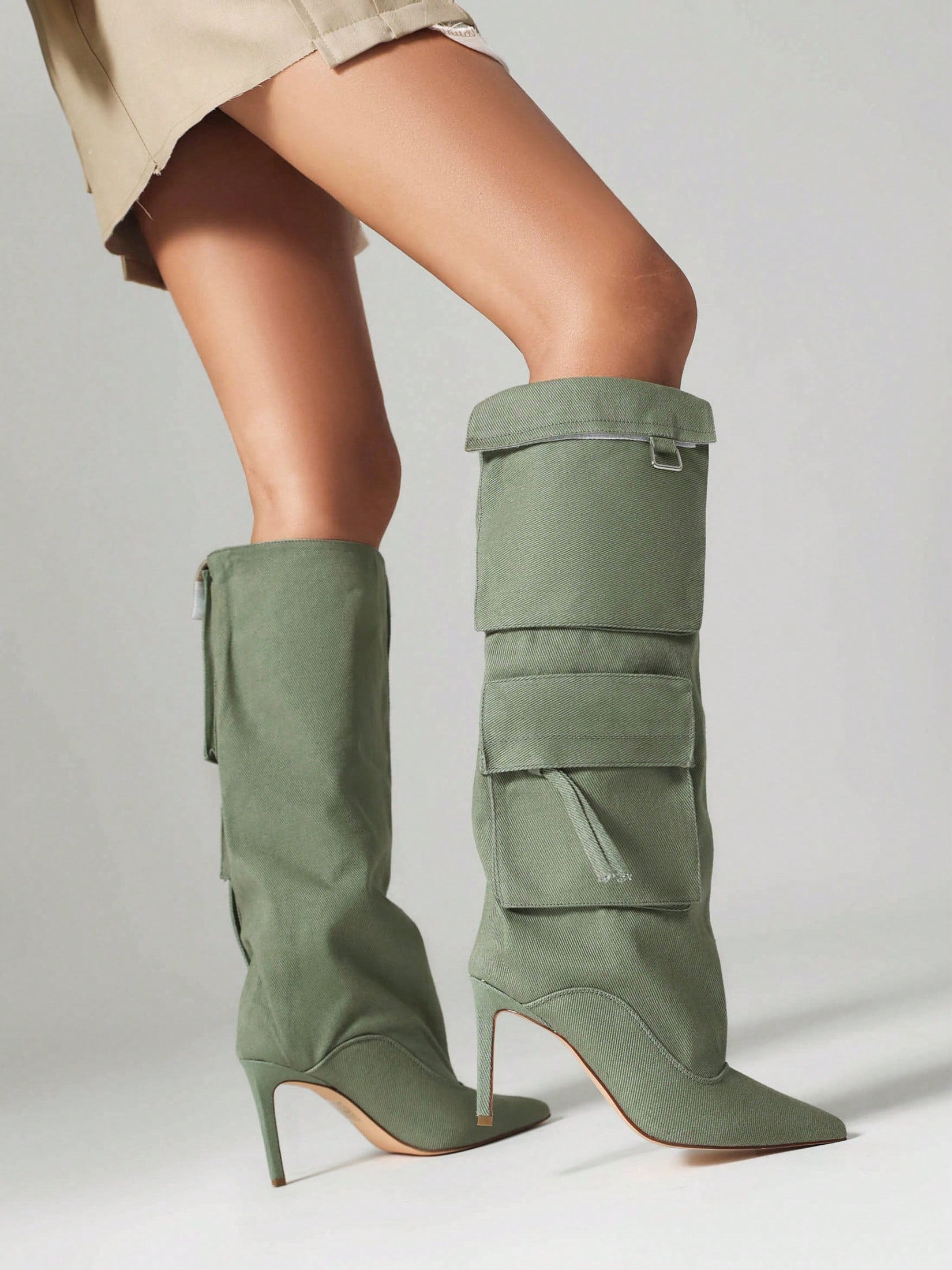 In Green Women Fashion Boots