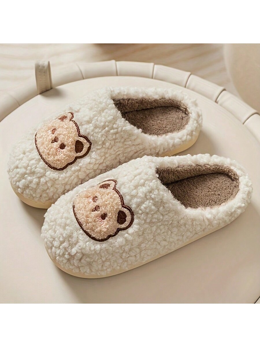 In Beige Women Home Slippers