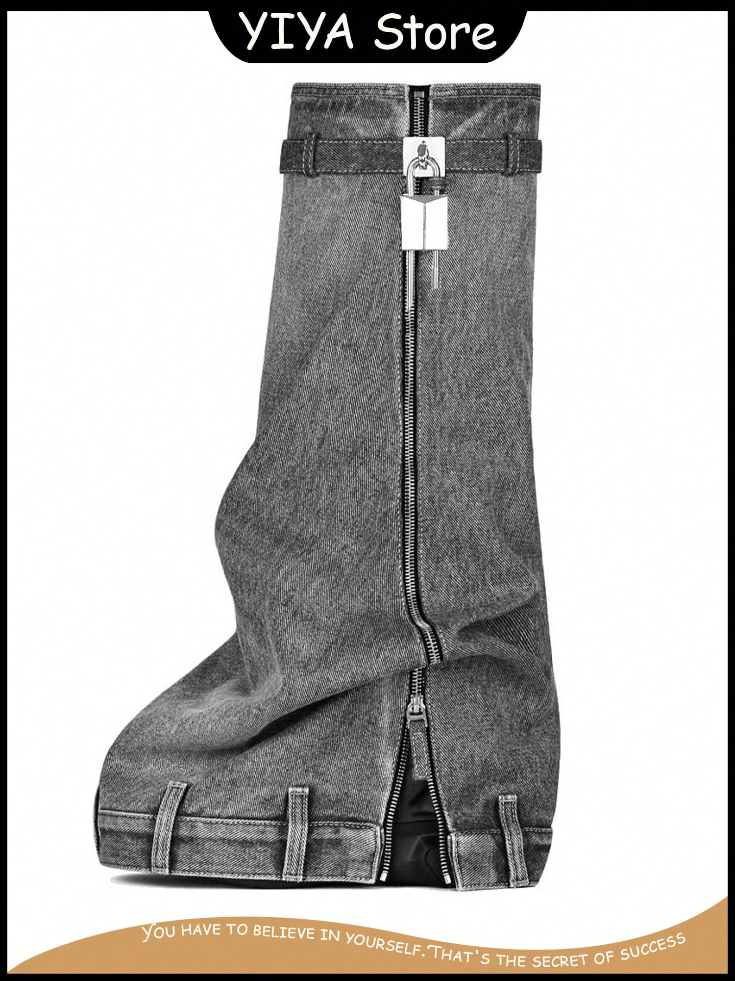 In Grey Women Fashion Boots