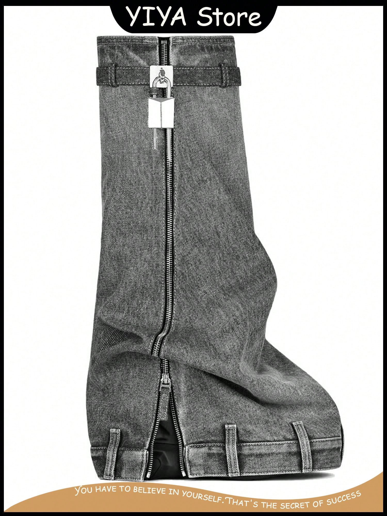 In Grey Women Fashion Boots