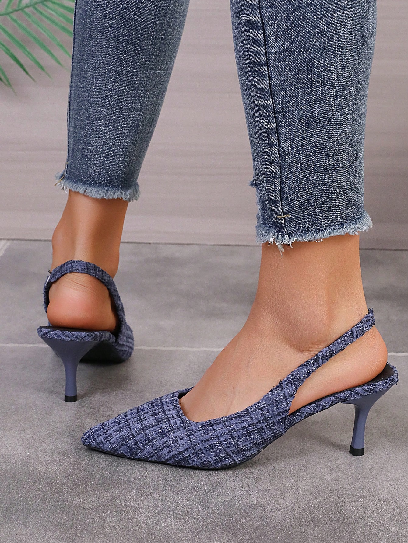 In Blue Women Heeled Sandals