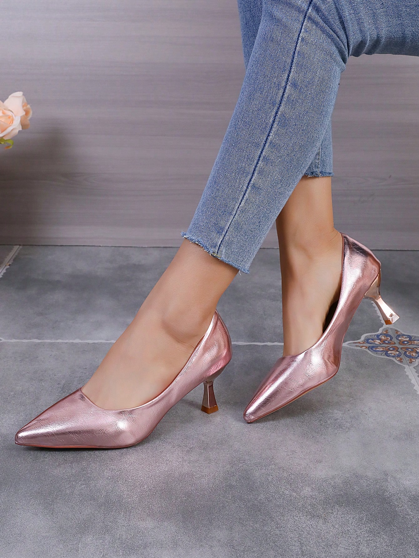 In Pink Women Pumps