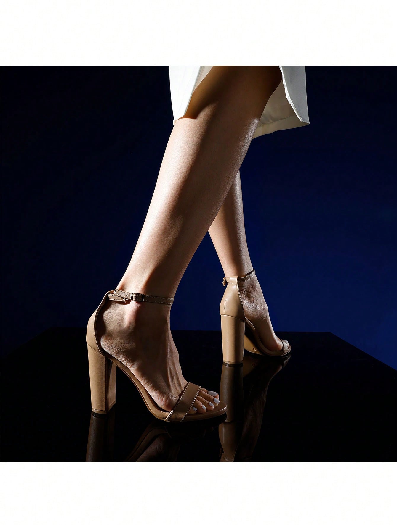 In Khaki Women Heeled Sandals