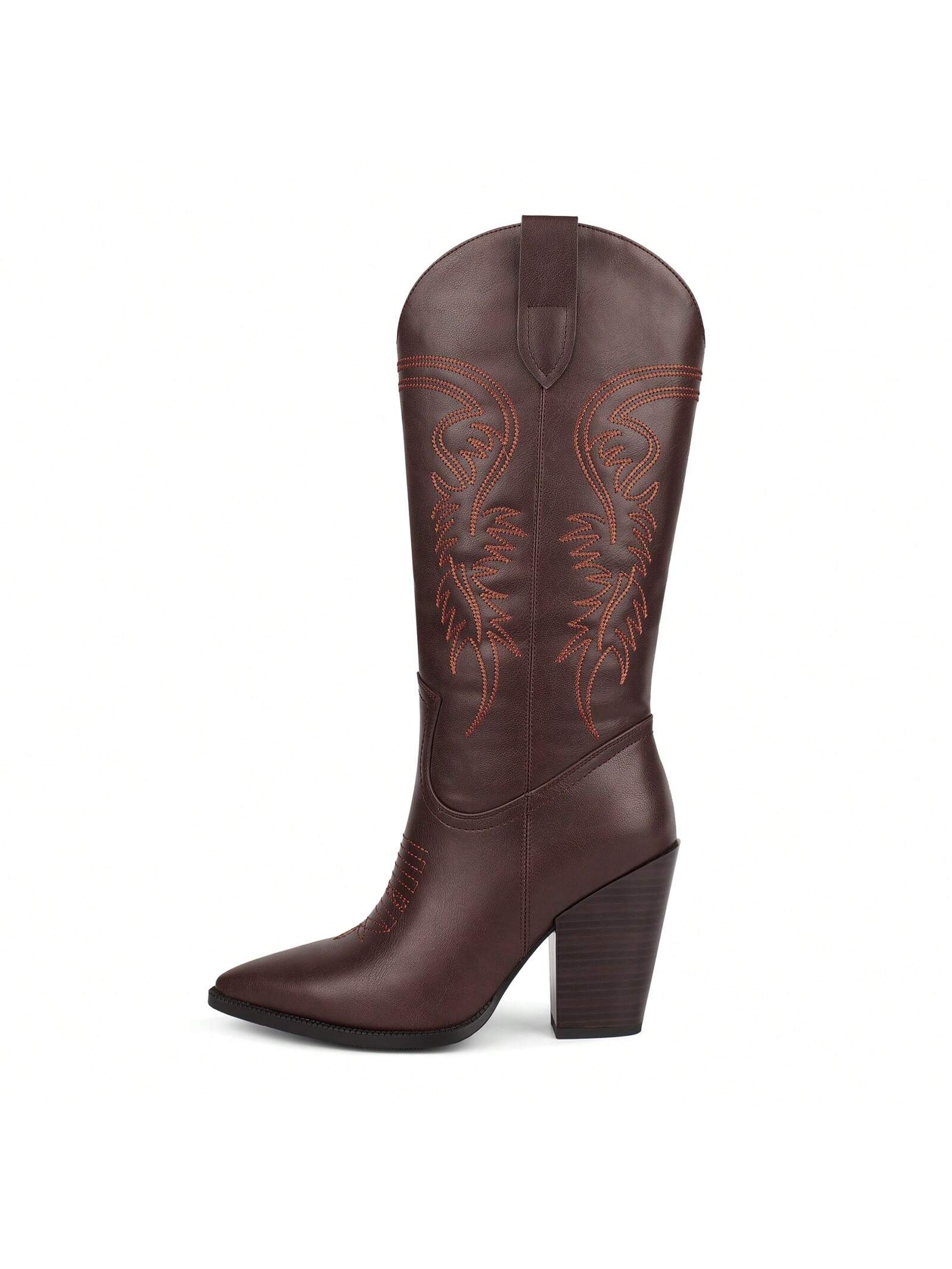 In Brown Women Mid-Calf Boots