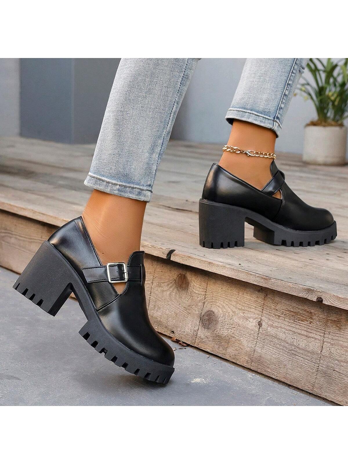 In Black Women Wedges & Flatform