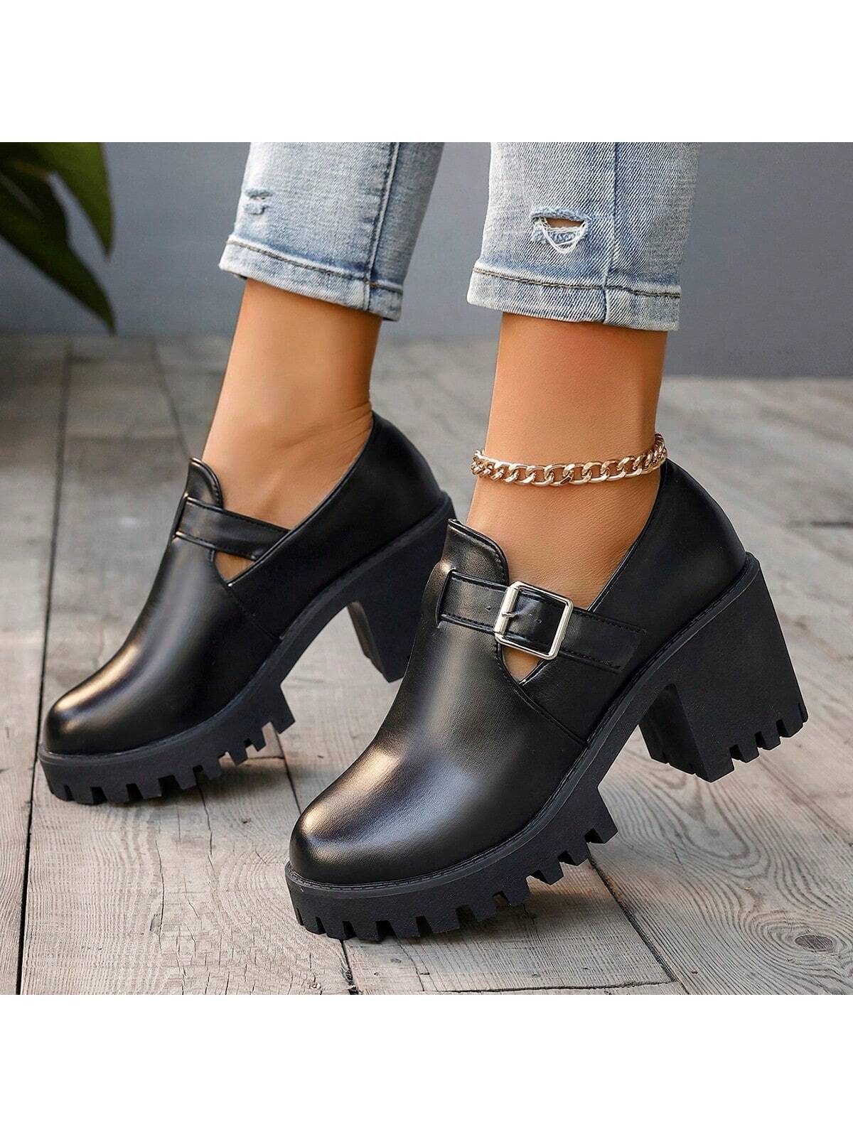 In Black Women Wedges & Flatform