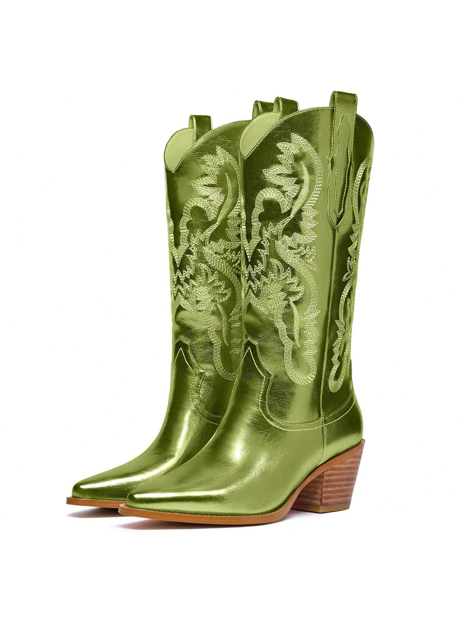 In Green Women Fashion Boots