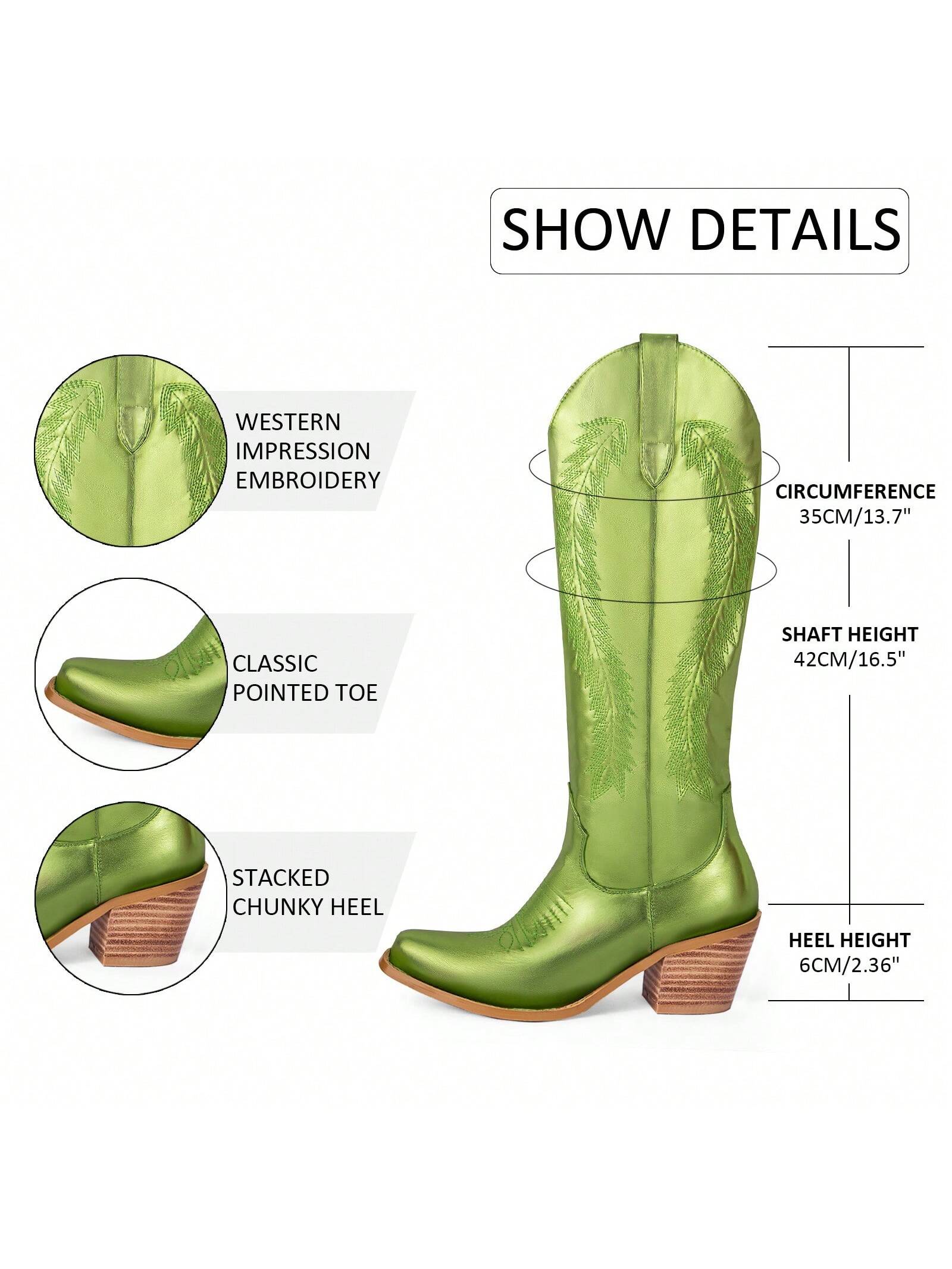 In Green Women Fashion Boots