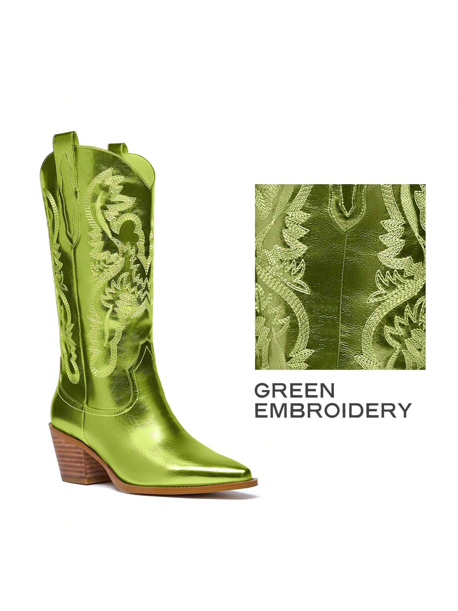 In Green Women Fashion Boots