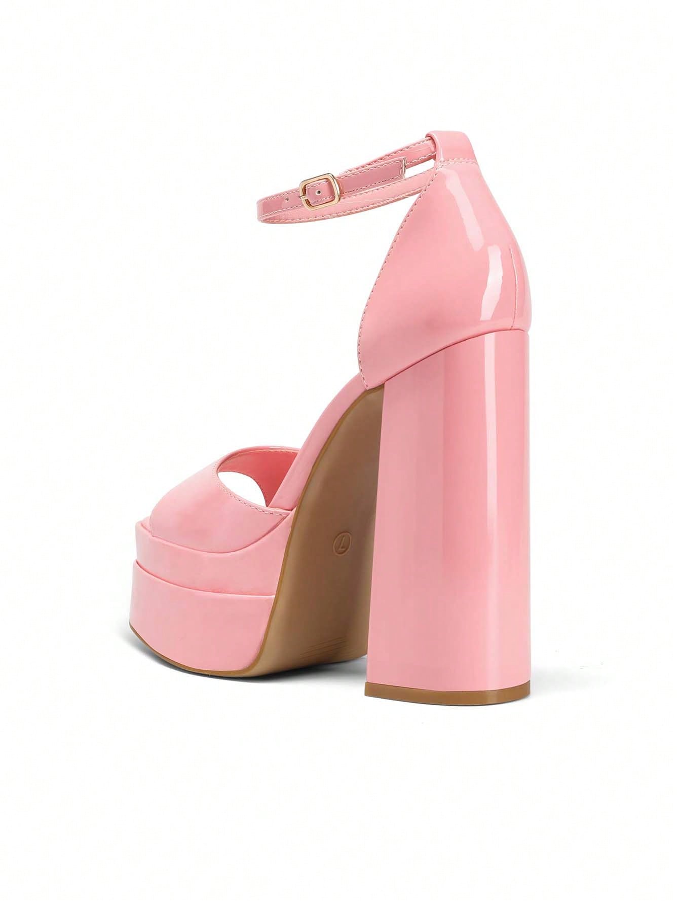 In Pink Women Heeled Sandals