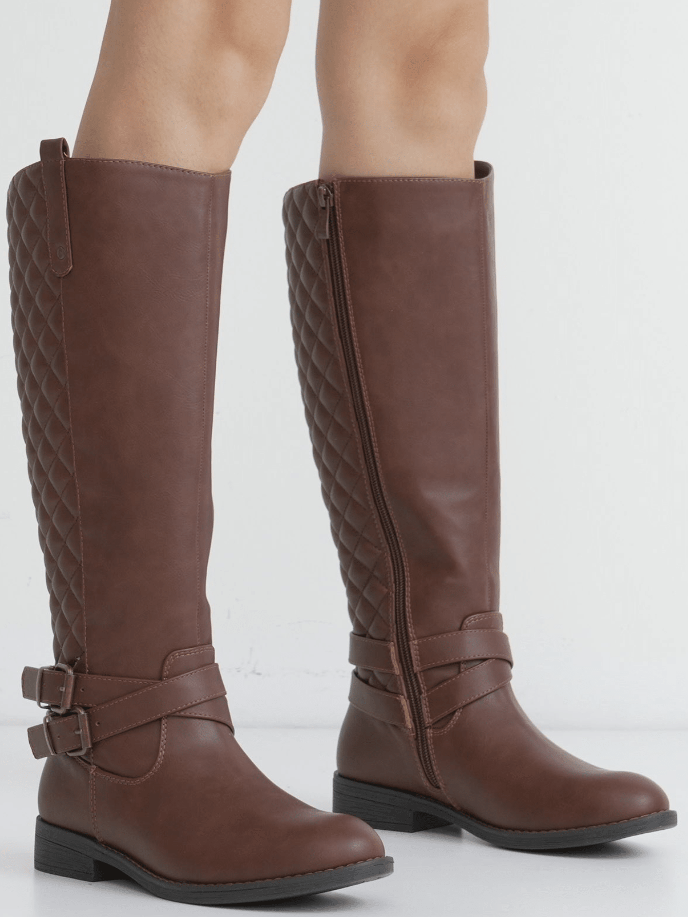 In Coffee Brown Women Fashion Boots