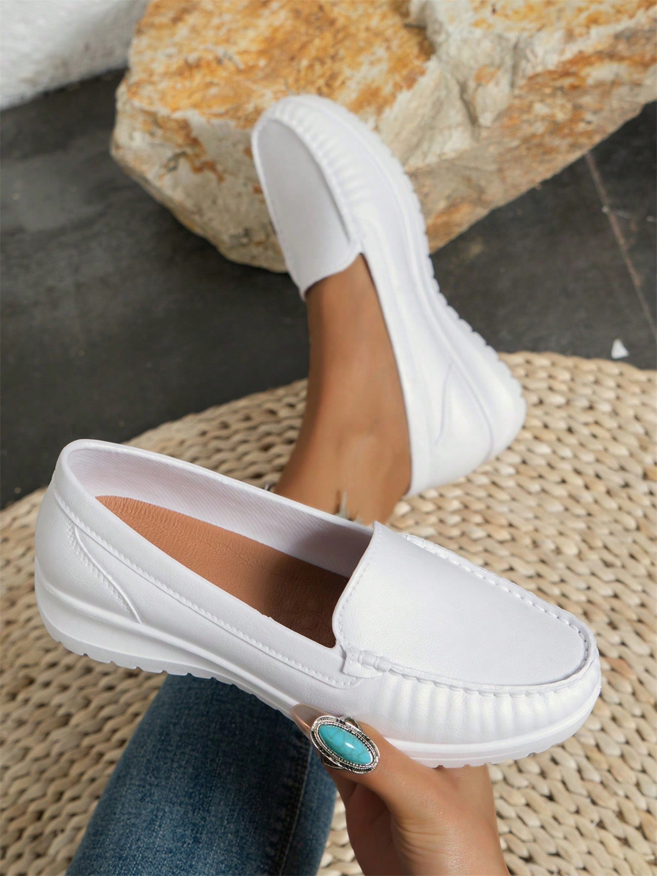 In White Women Flats