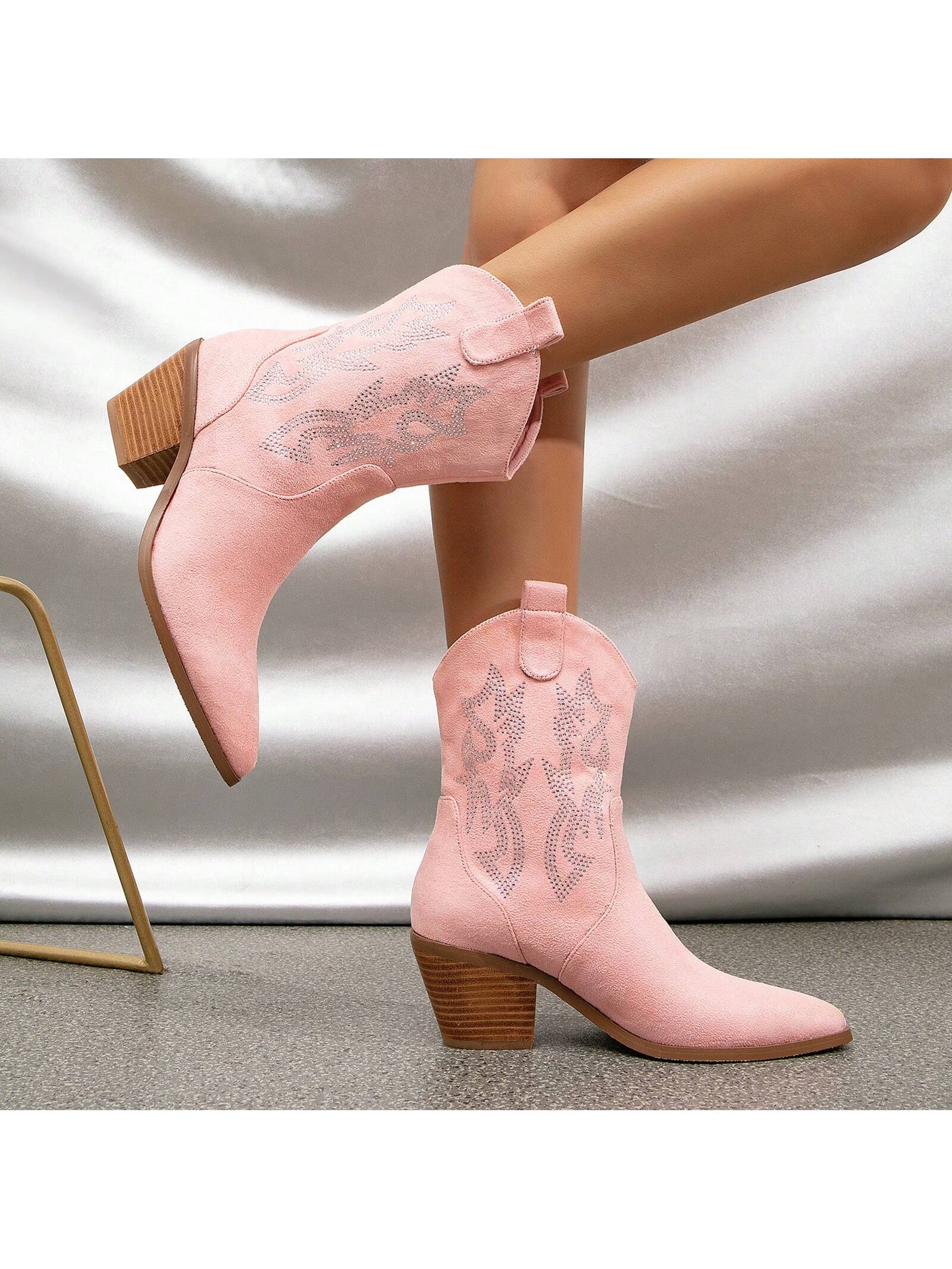 In Pink Women Mid-Calf Boots