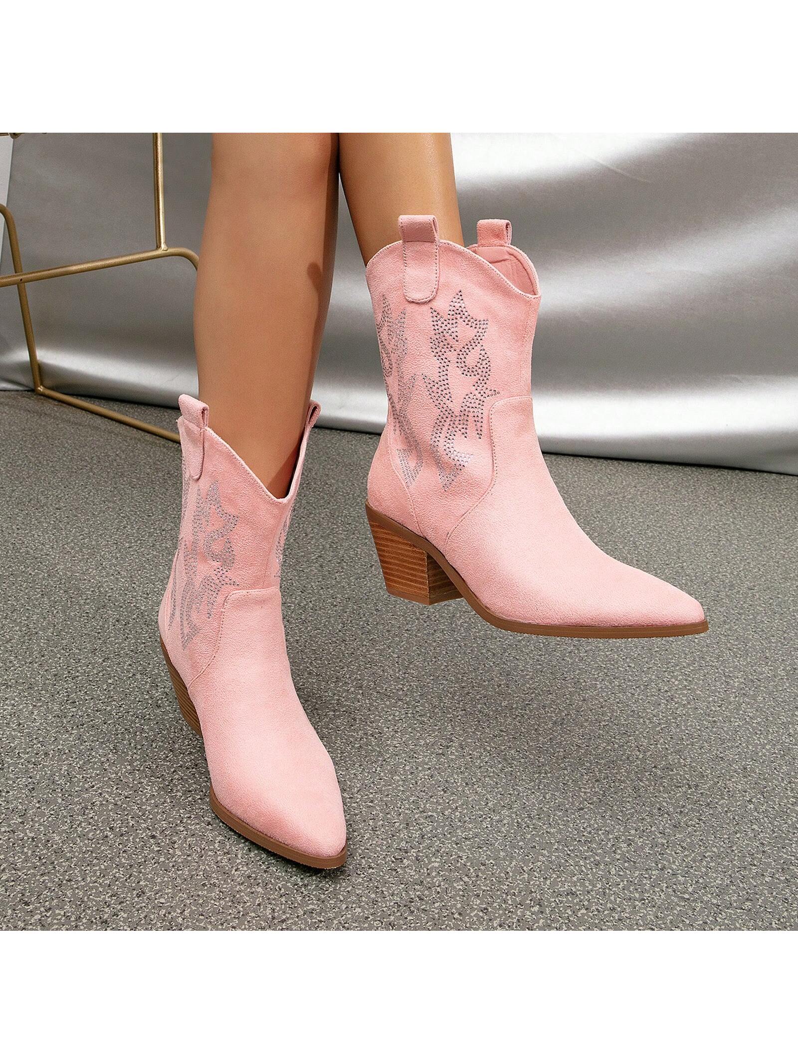 In Pink Women Mid-Calf Boots