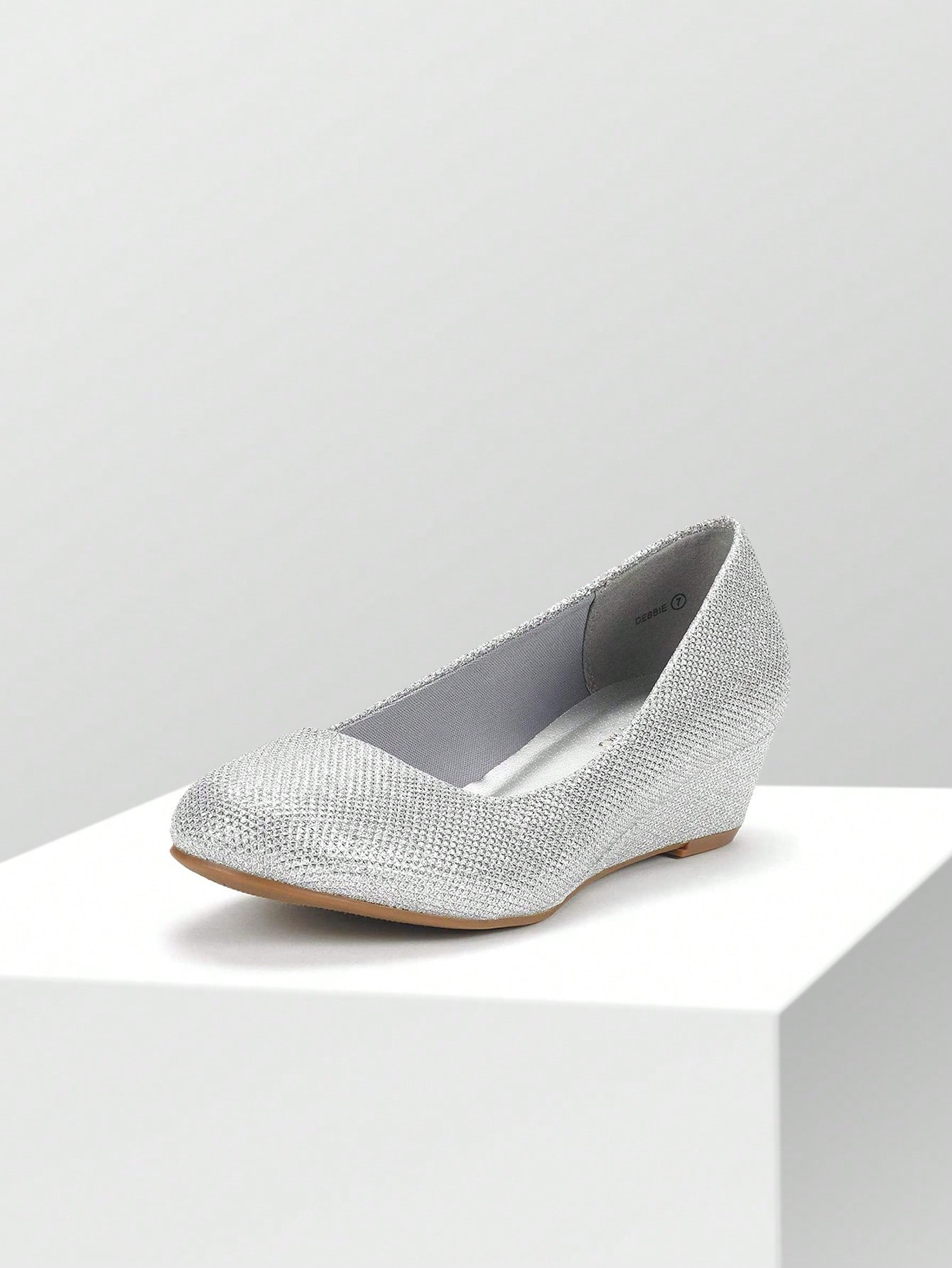 In Silver Women Wedges & Flatform