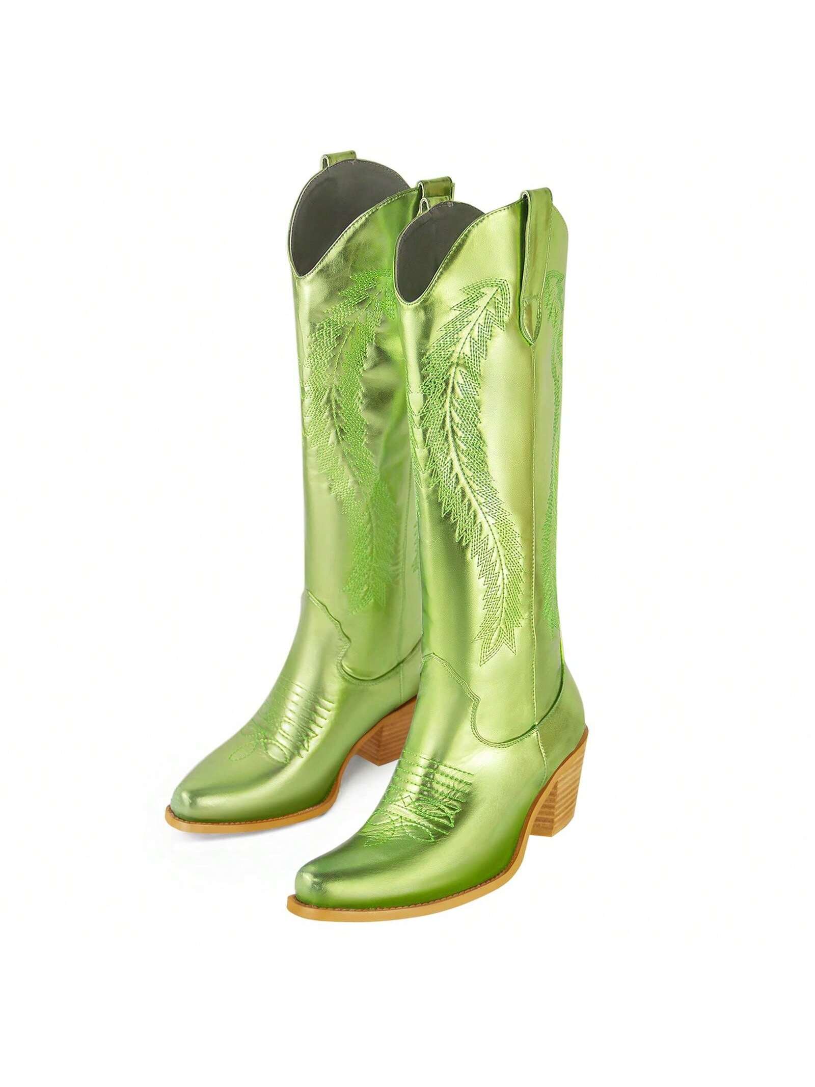 In Green Women Fashion Boots