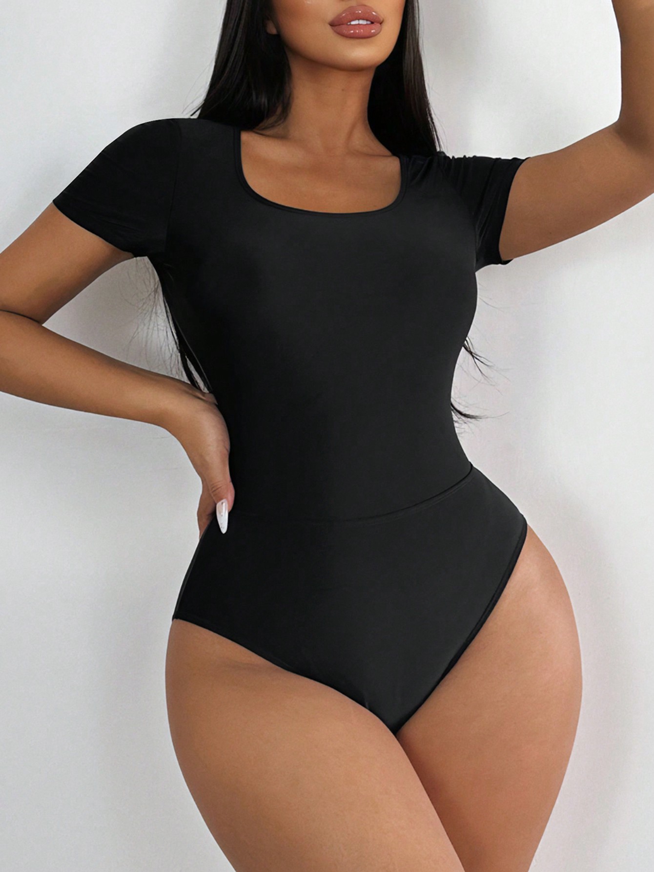 In Short Sleeve Women One-Pieces