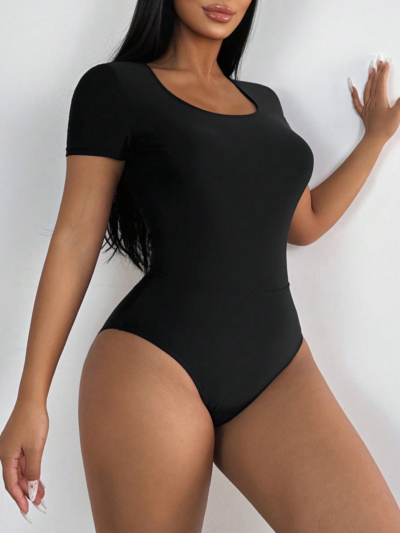 In Short Sleeve Women One-Pieces