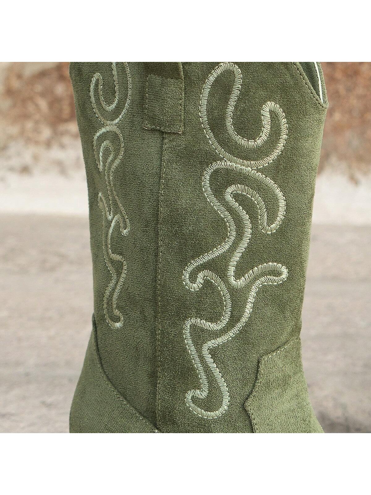 In Green Women Fashion Boots