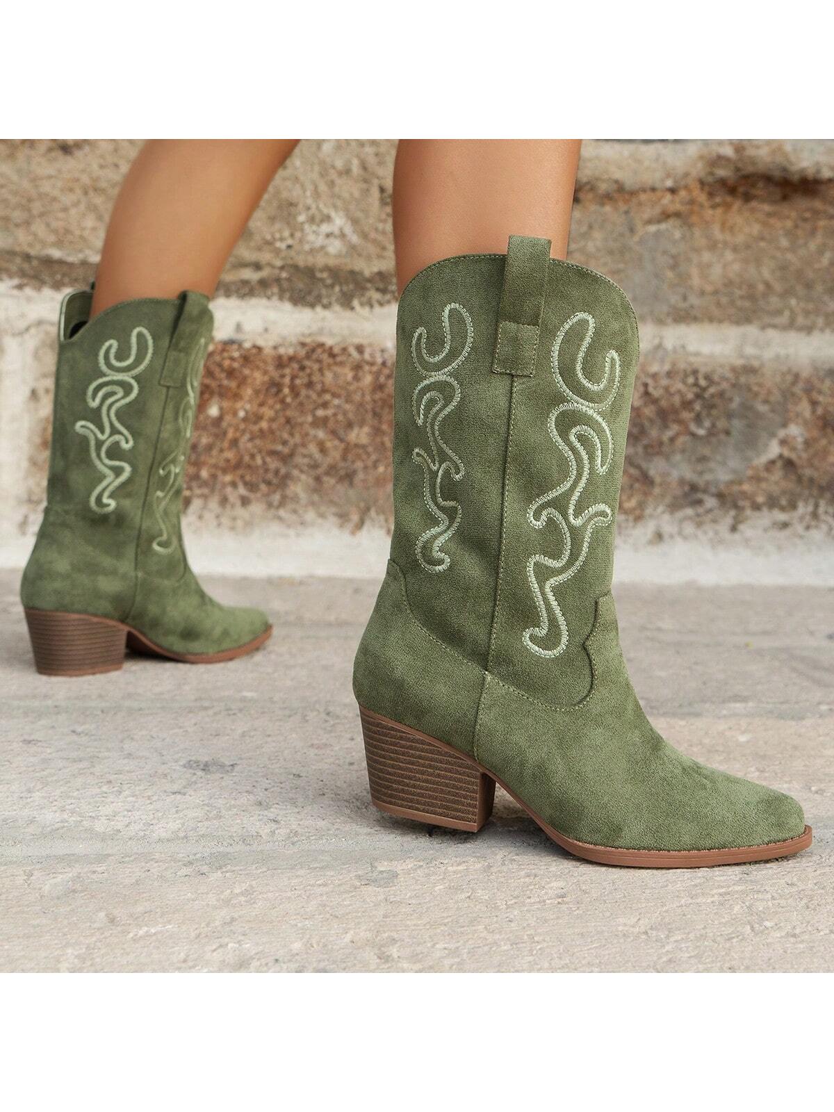 In Green Women Fashion Boots