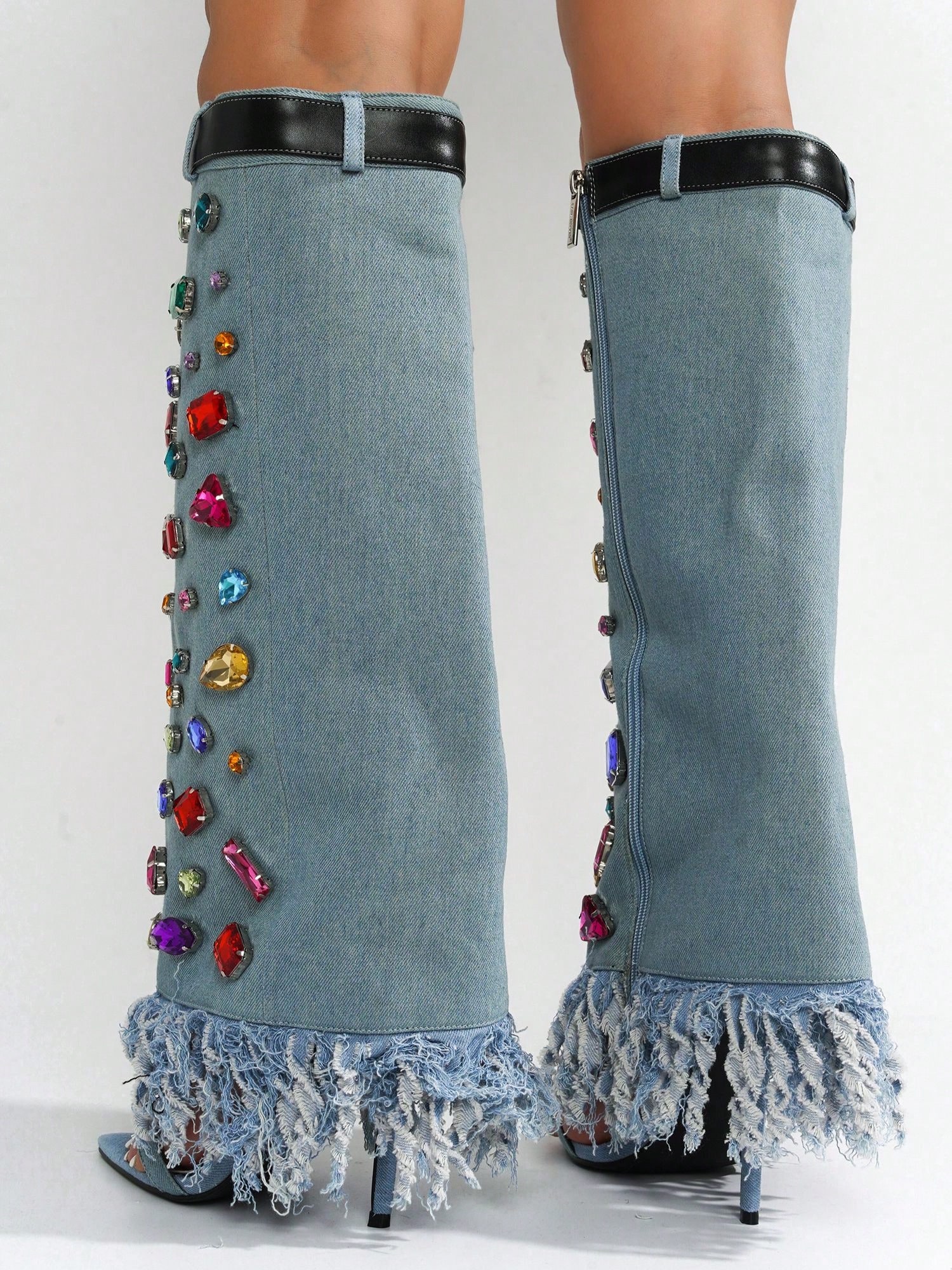 In Blue Women Fashion Boots