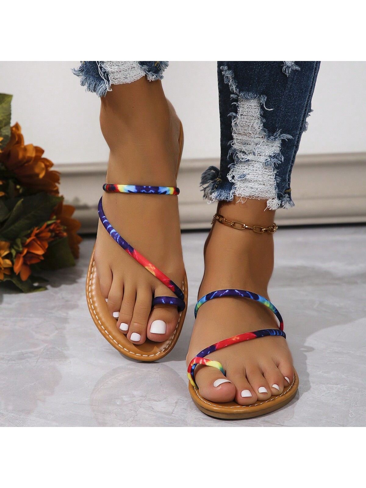 In Multicolor Women Flip-Flops