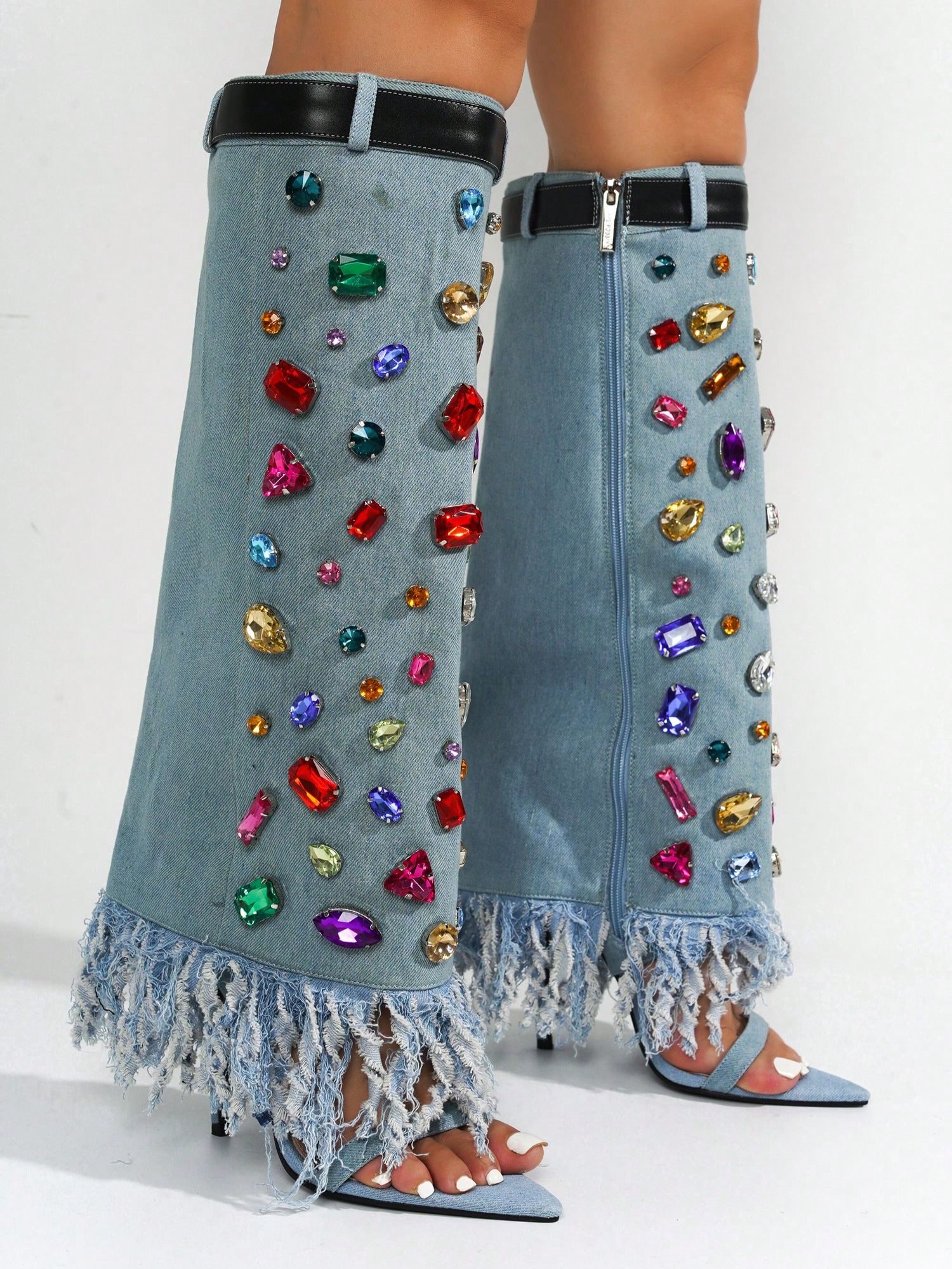 In Blue Women Fashion Boots