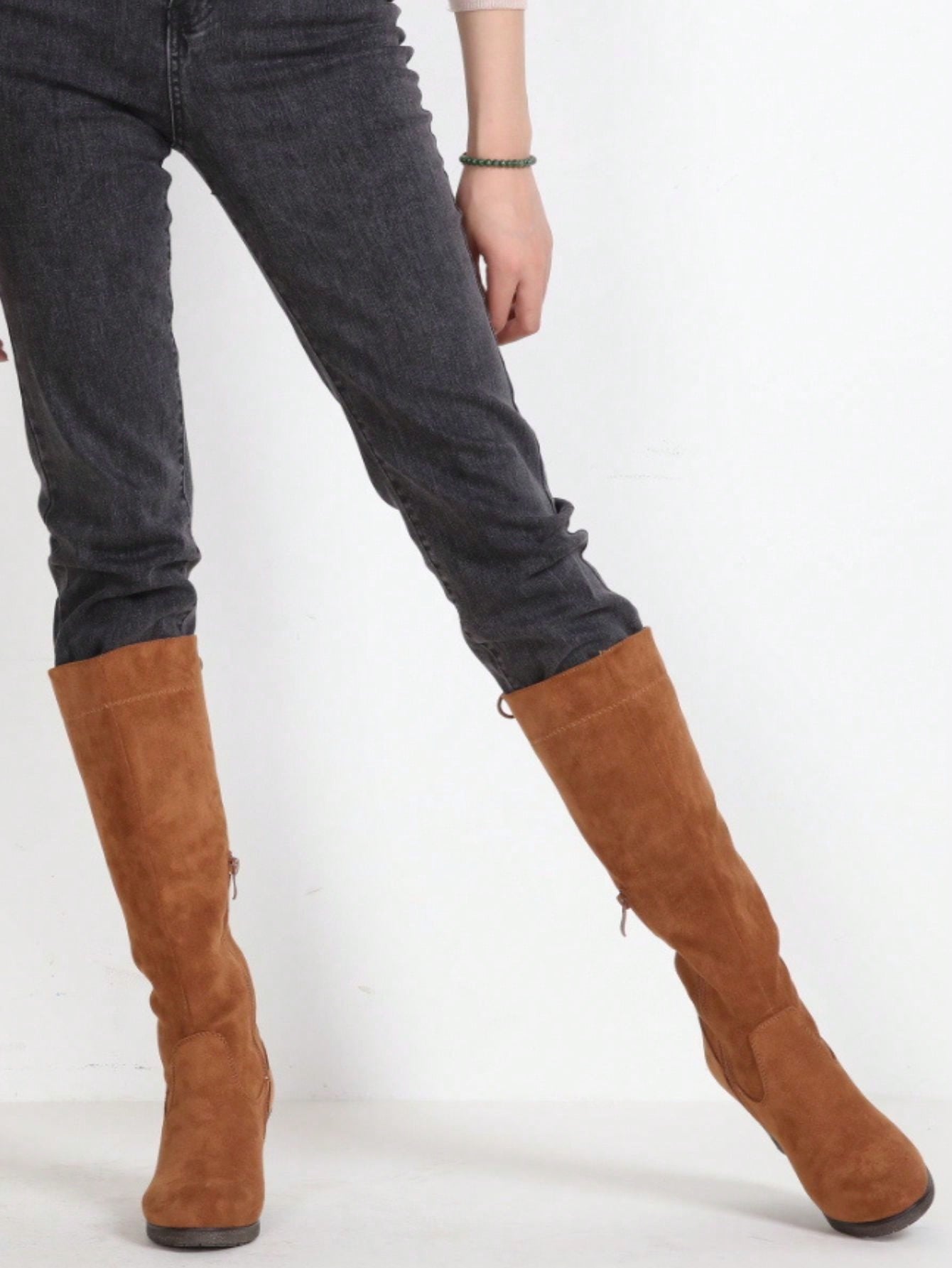 In Camel Women Fashion Boots