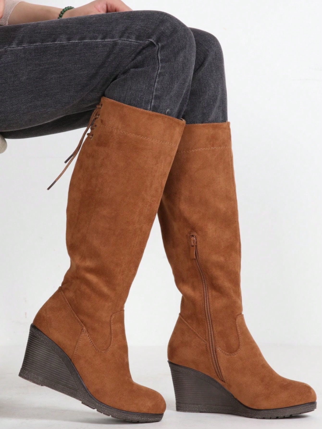 In Camel Women Fashion Boots