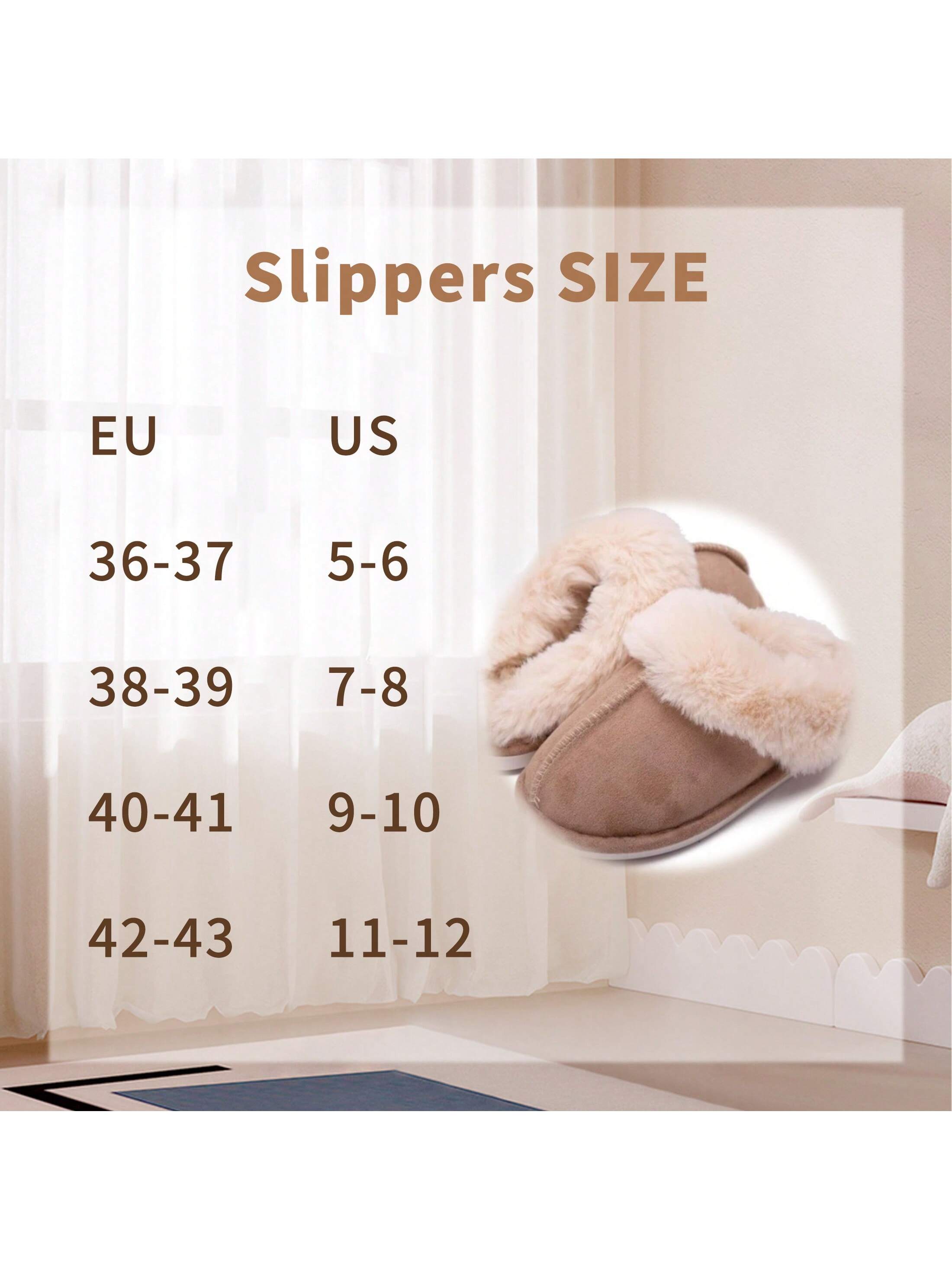 In Beige Women Home Slippers