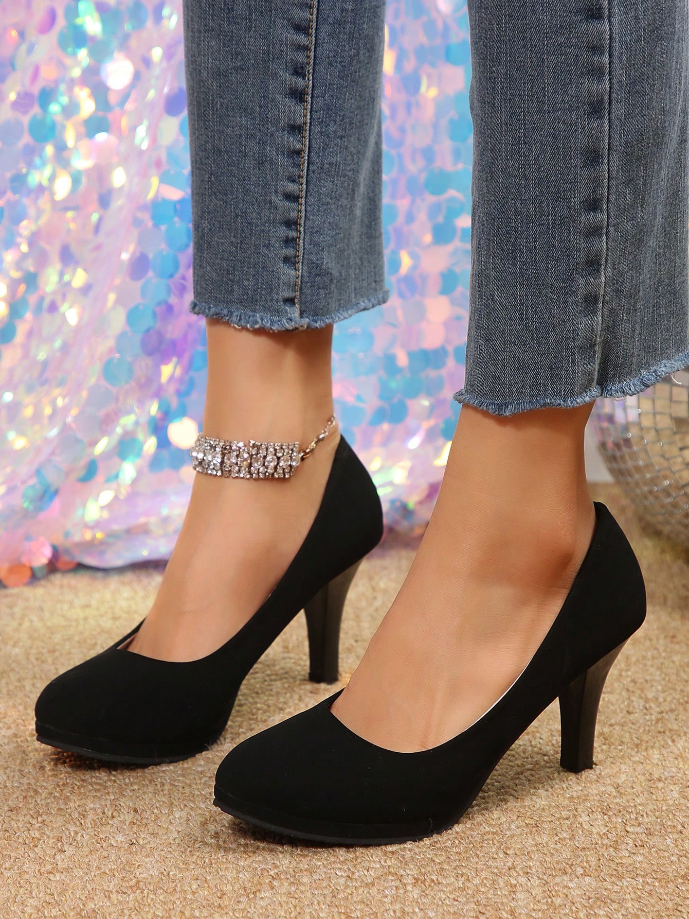 In Black Women Pumps