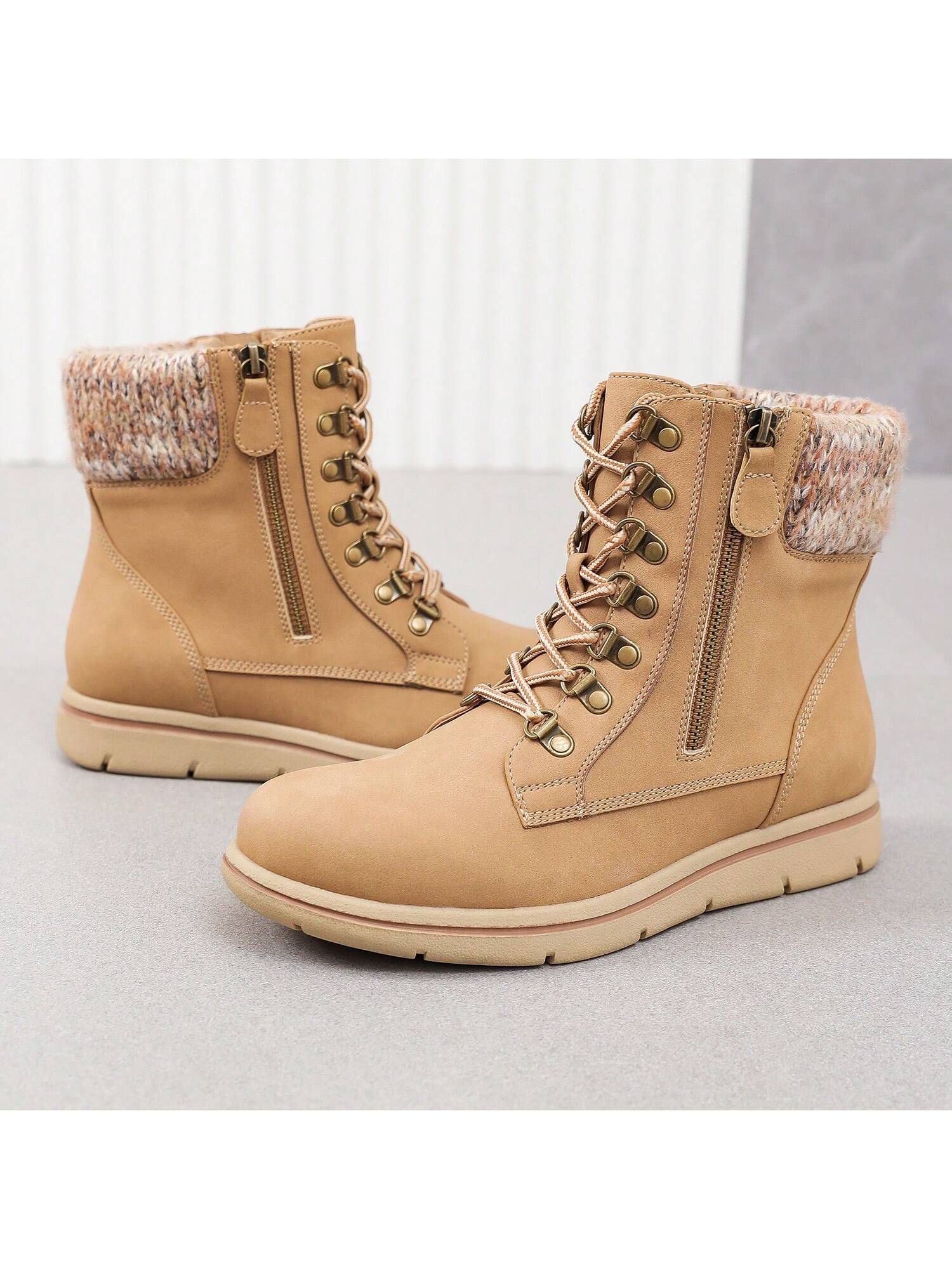 In Camel Women Fashion Boots