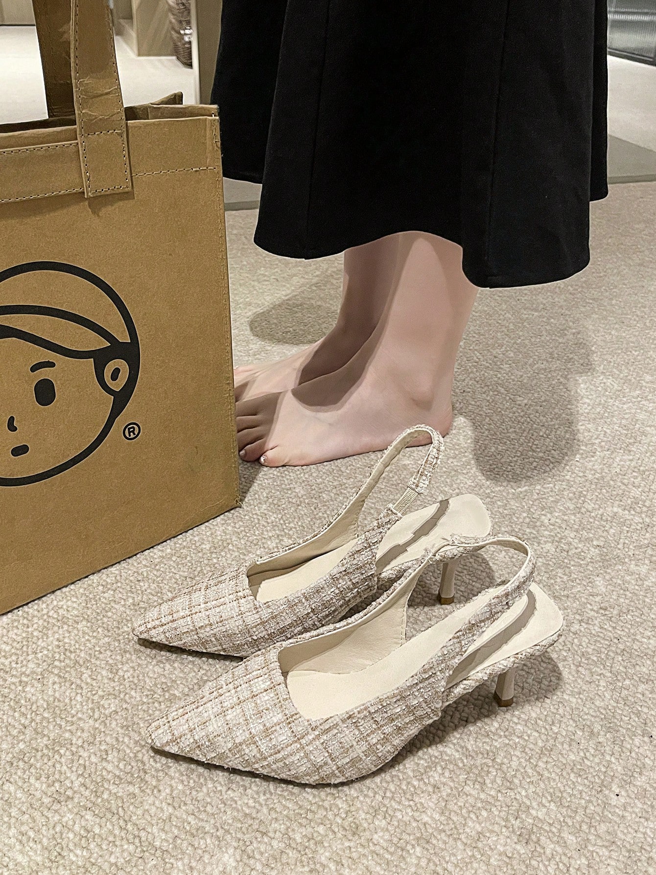 In Beige Women Pumps