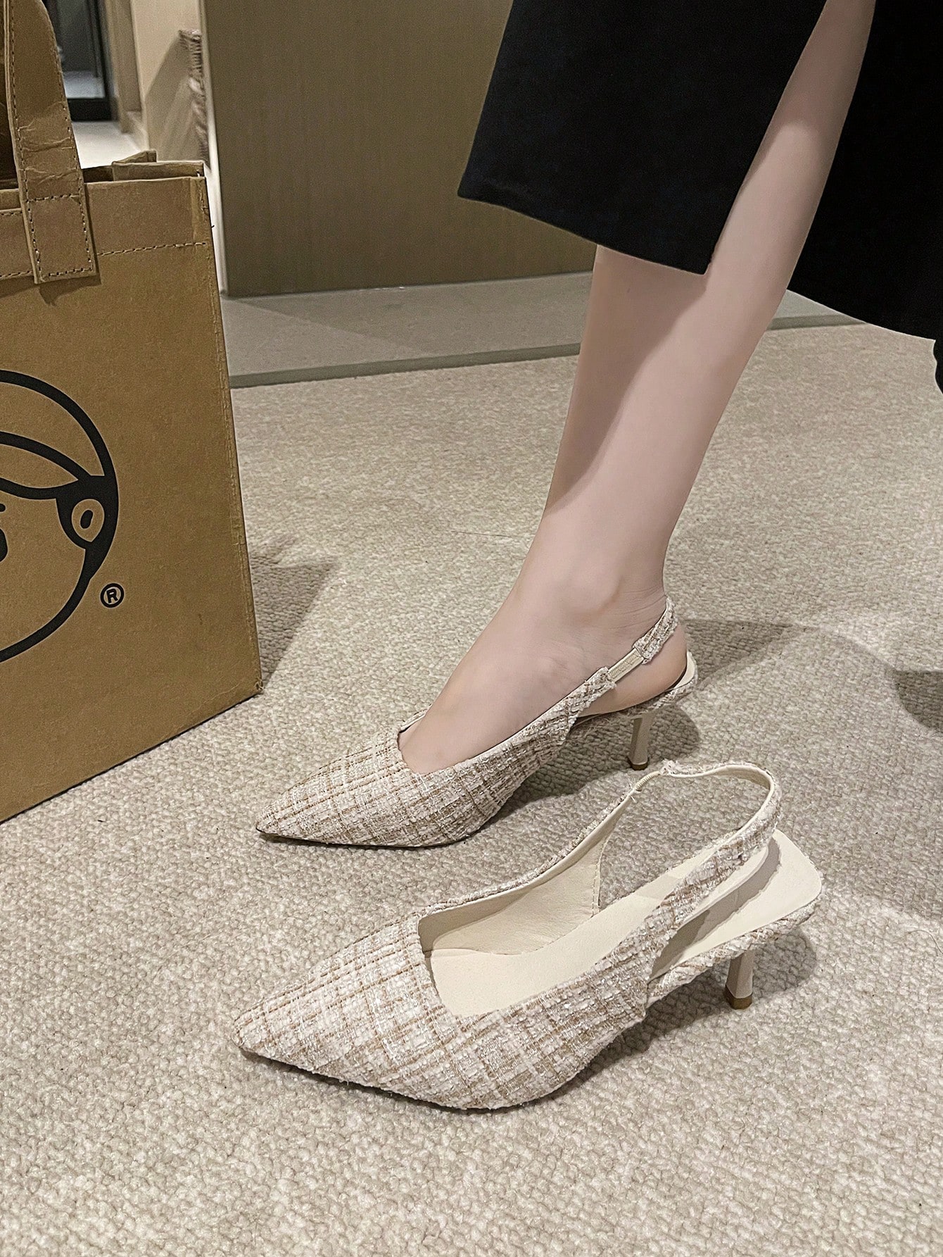 In Beige Women Pumps