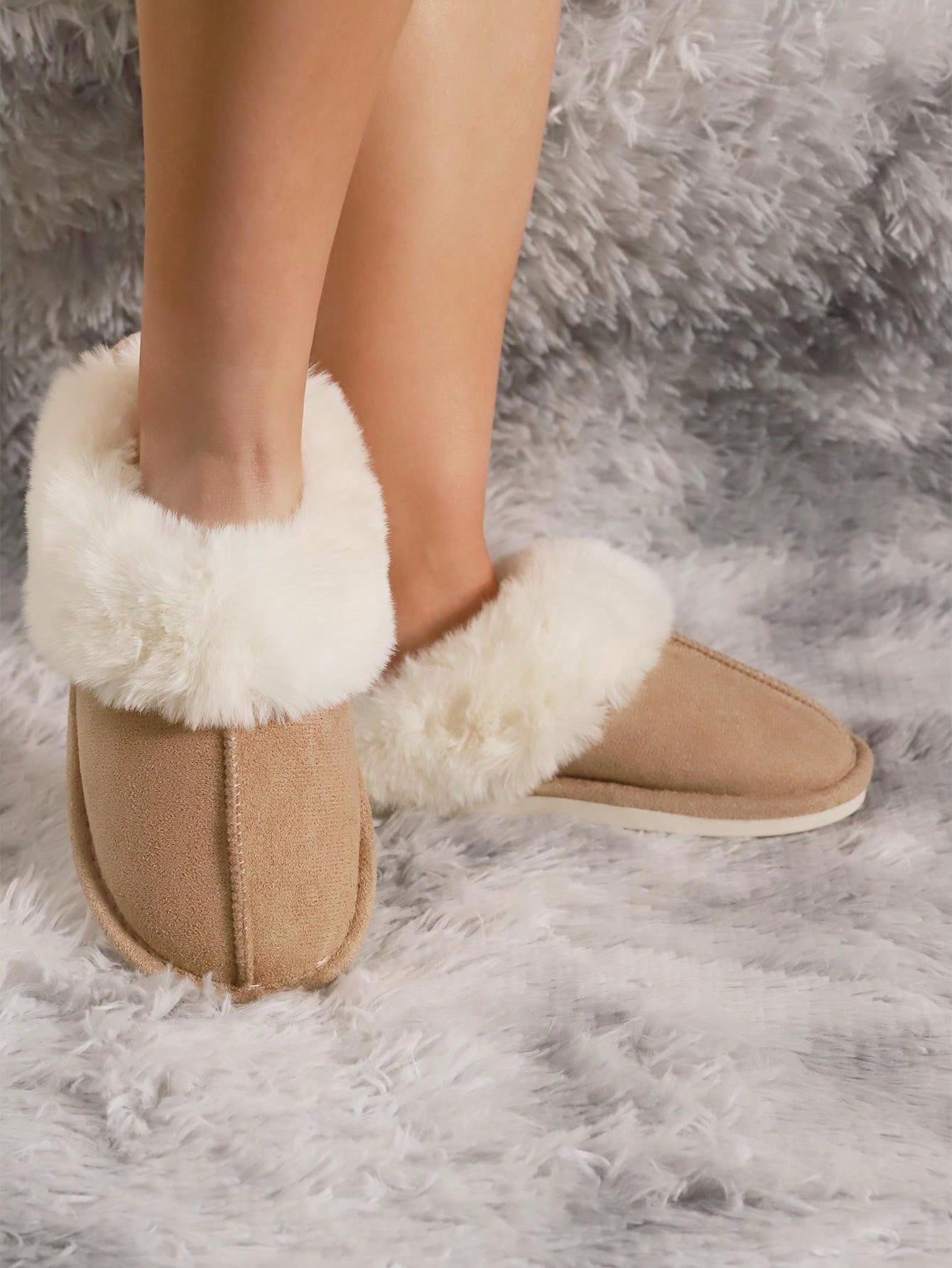 In Khaki Women Home Slippers