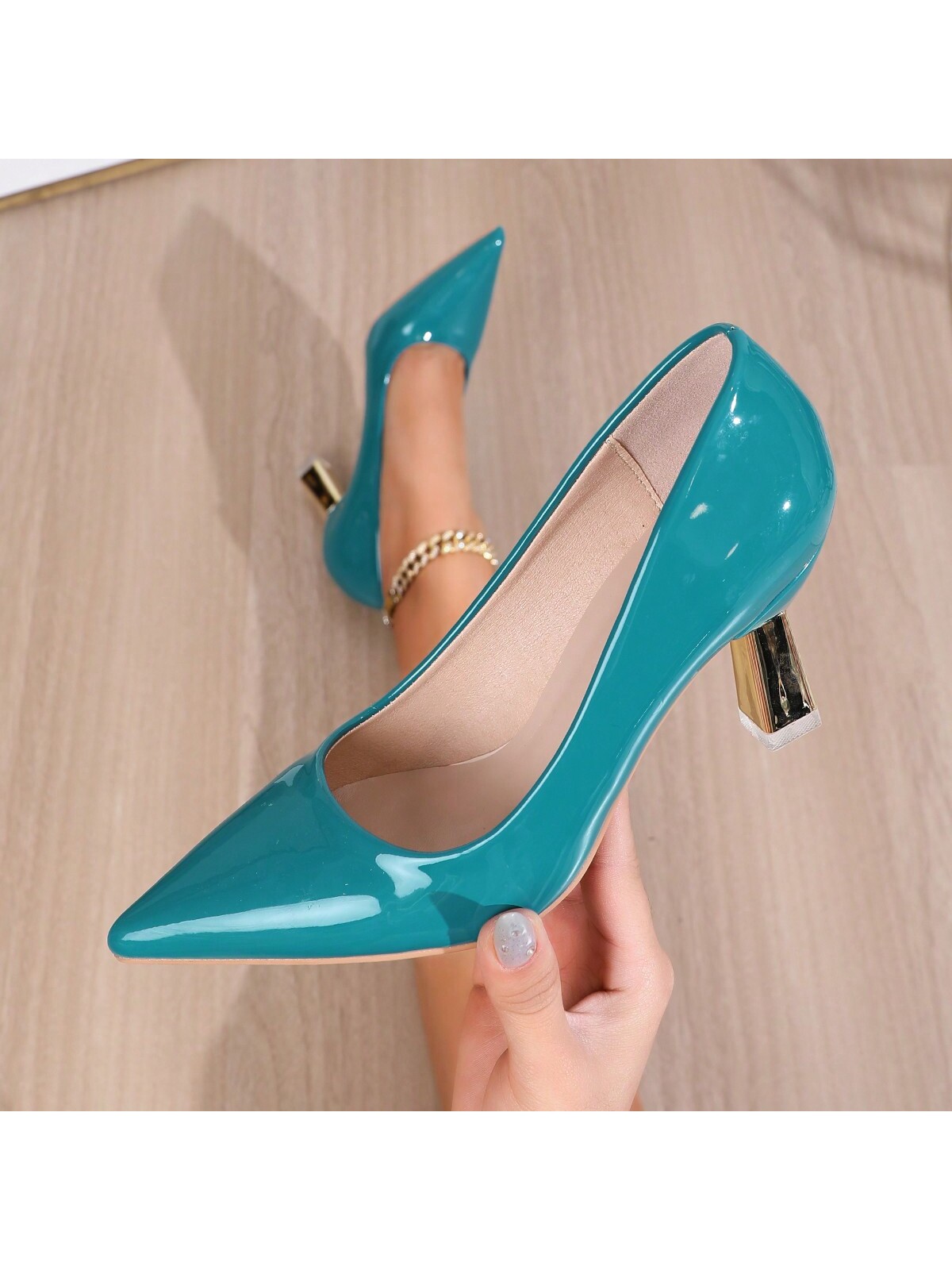 In Baby Blue Women Pumps