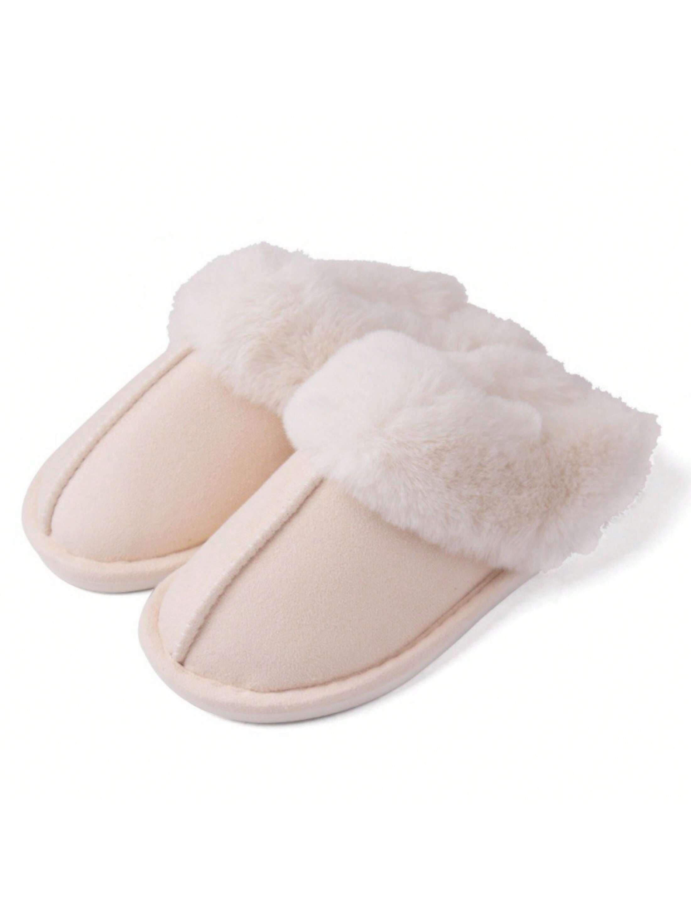 In Beige Women Home Slippers