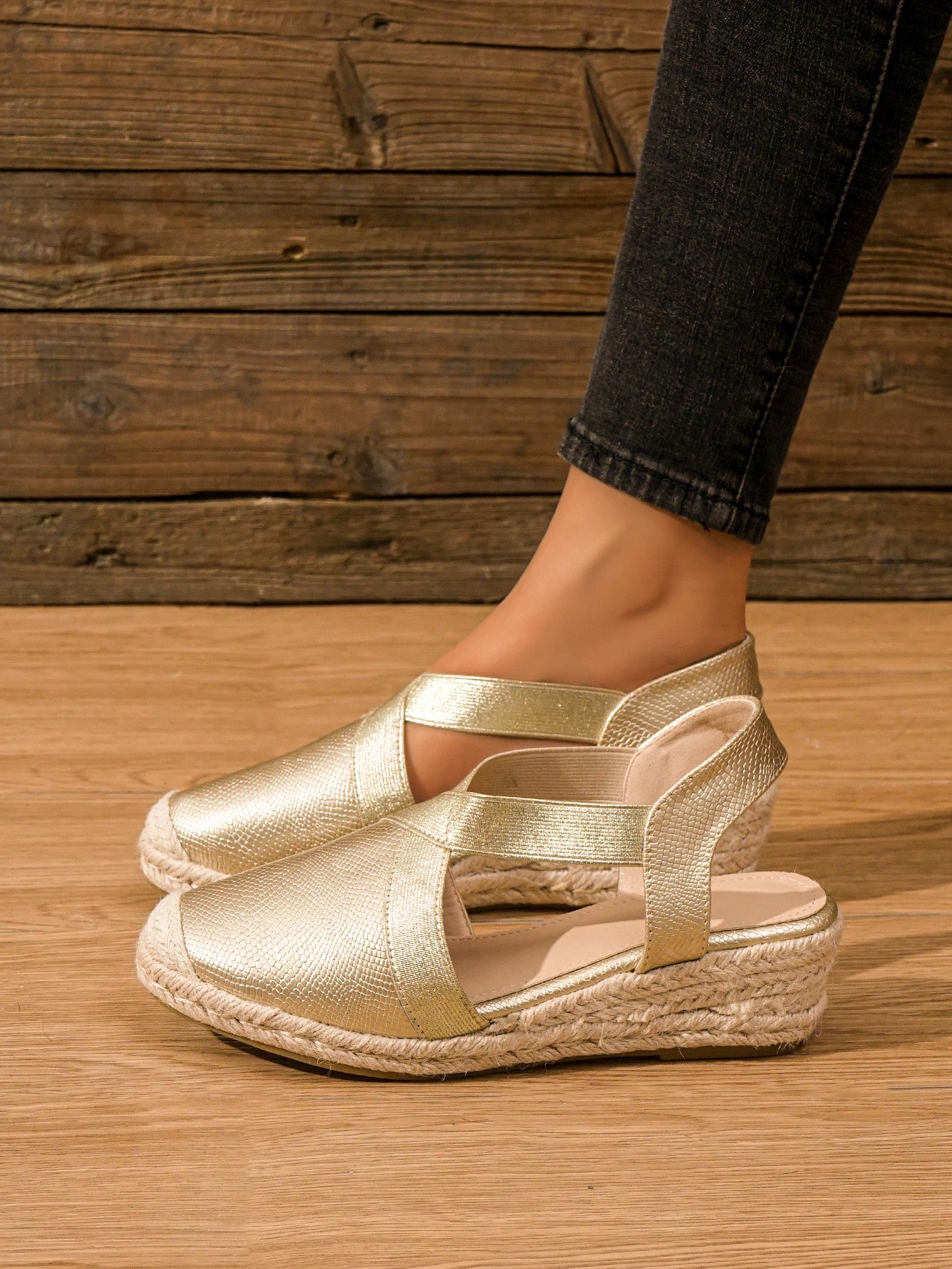 In Gold Women Wedges & Flatform