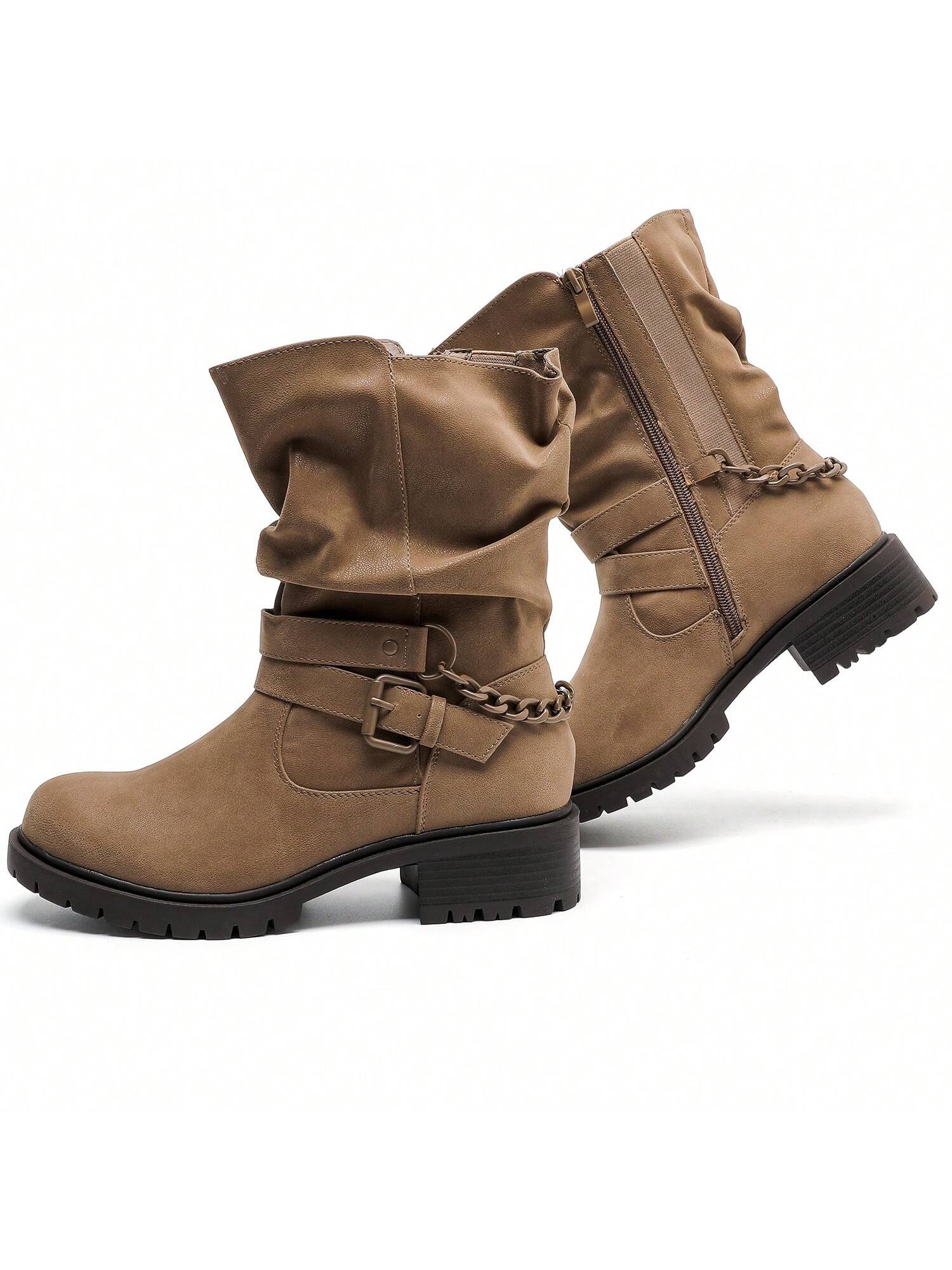 In Camel Women Fashion Boots