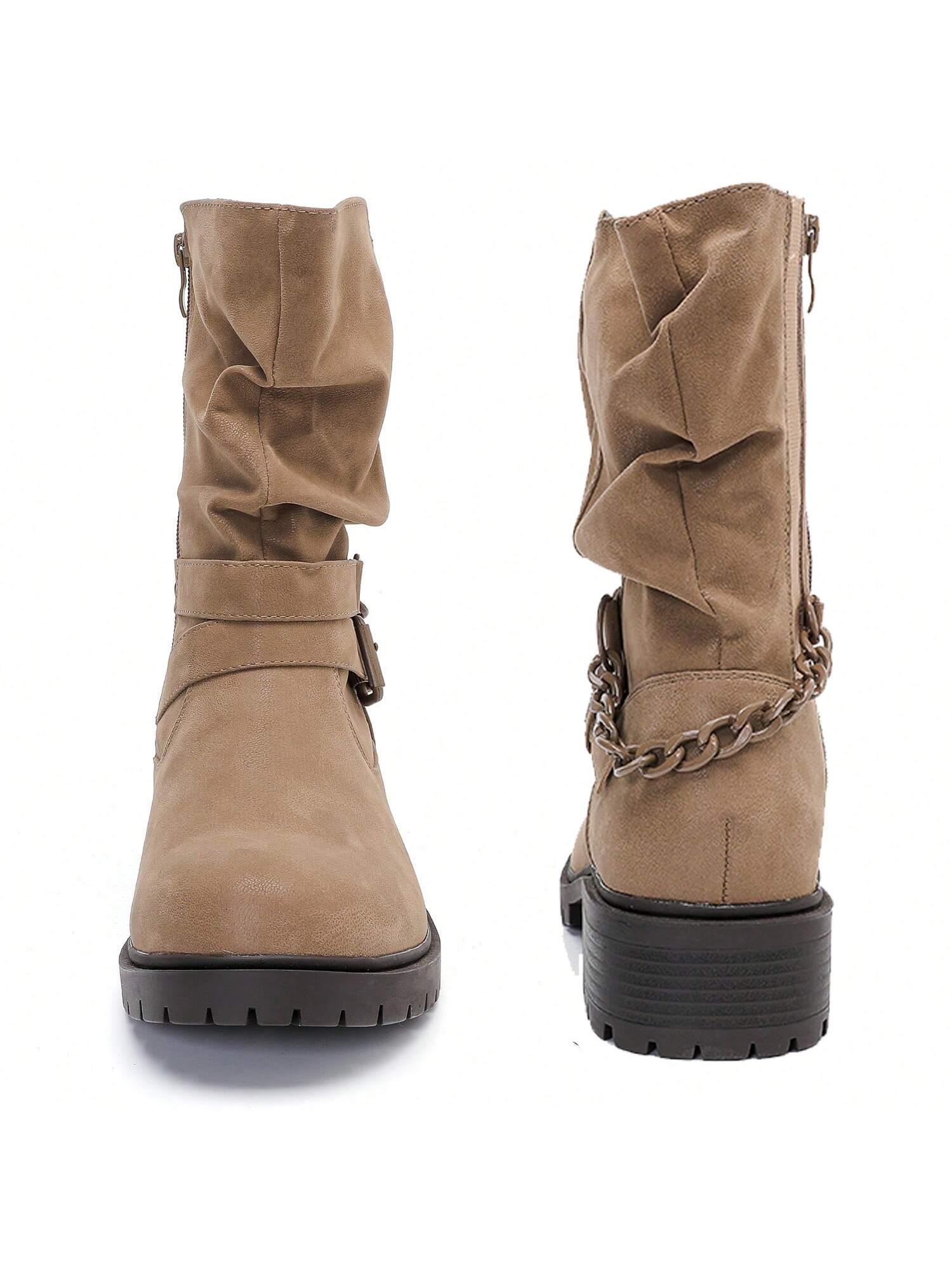 In Camel Women Fashion Boots