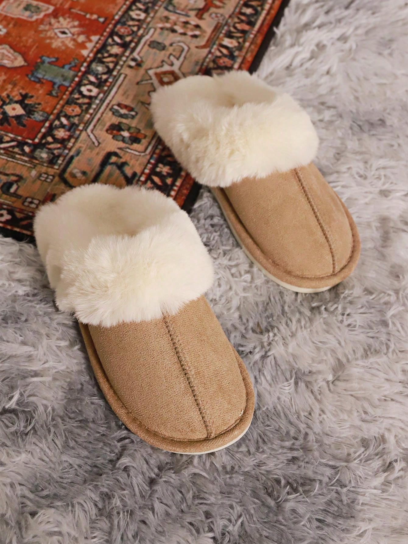 In Khaki Women Home Slippers