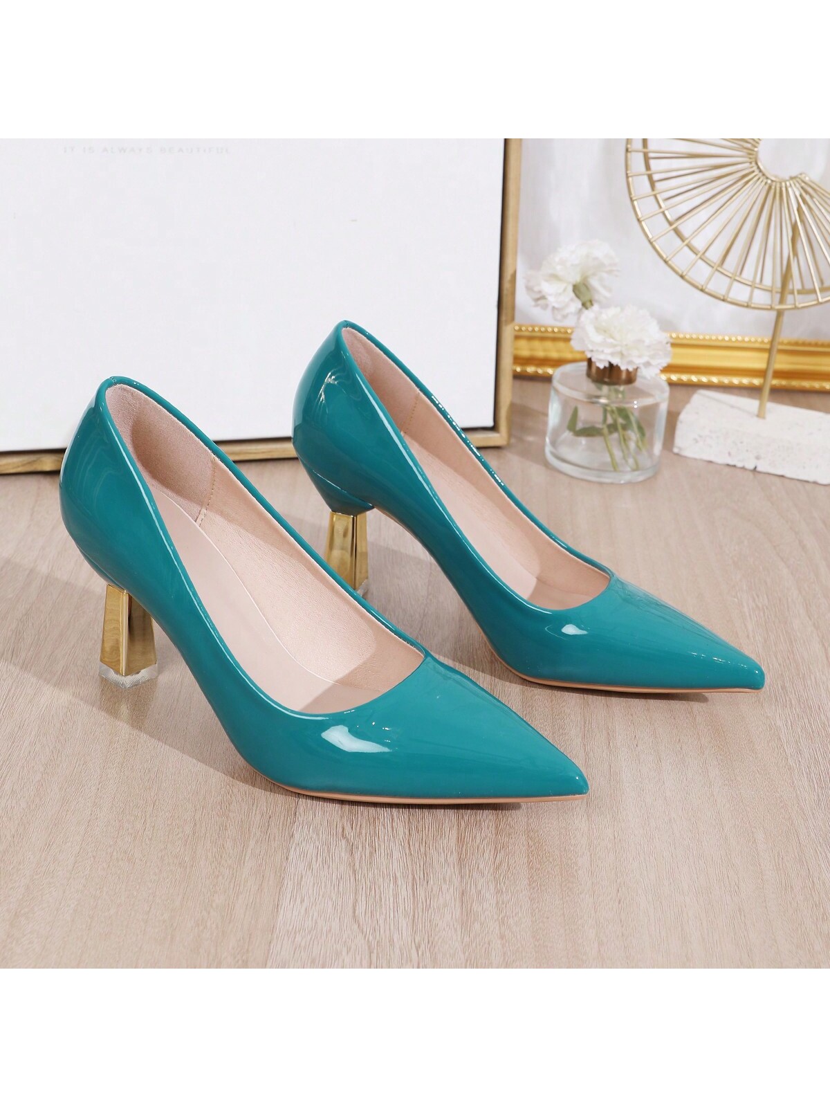 In Baby Blue Women Pumps